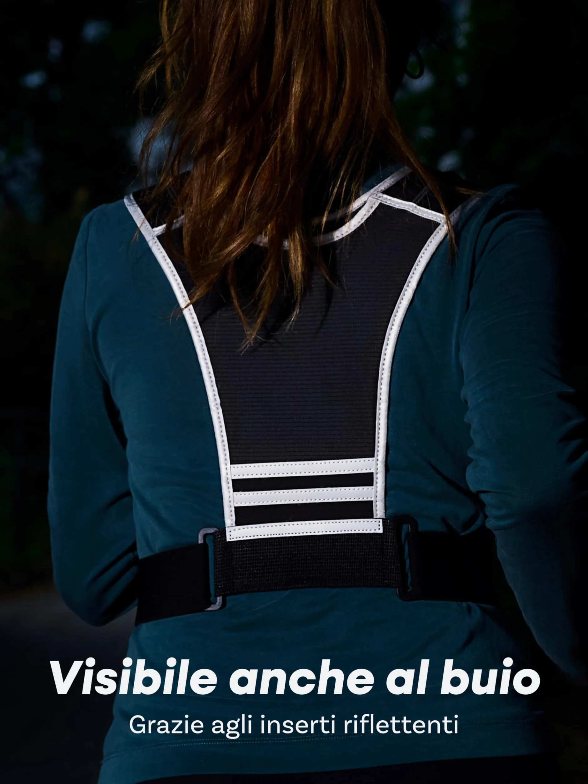Prowiste Gilet da Corsa Uomo Donna con Tasca Impermeabile per Telefono e Borraccia, Riflettori, Regolabile