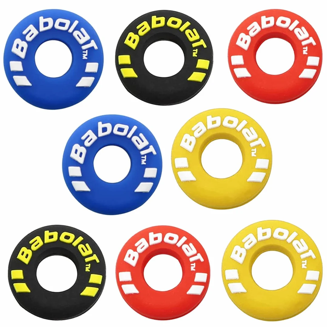 Ammortizzatore per Racchetta Tennis 8pcs Silicone Anti-Vibrazione Anti-Skid