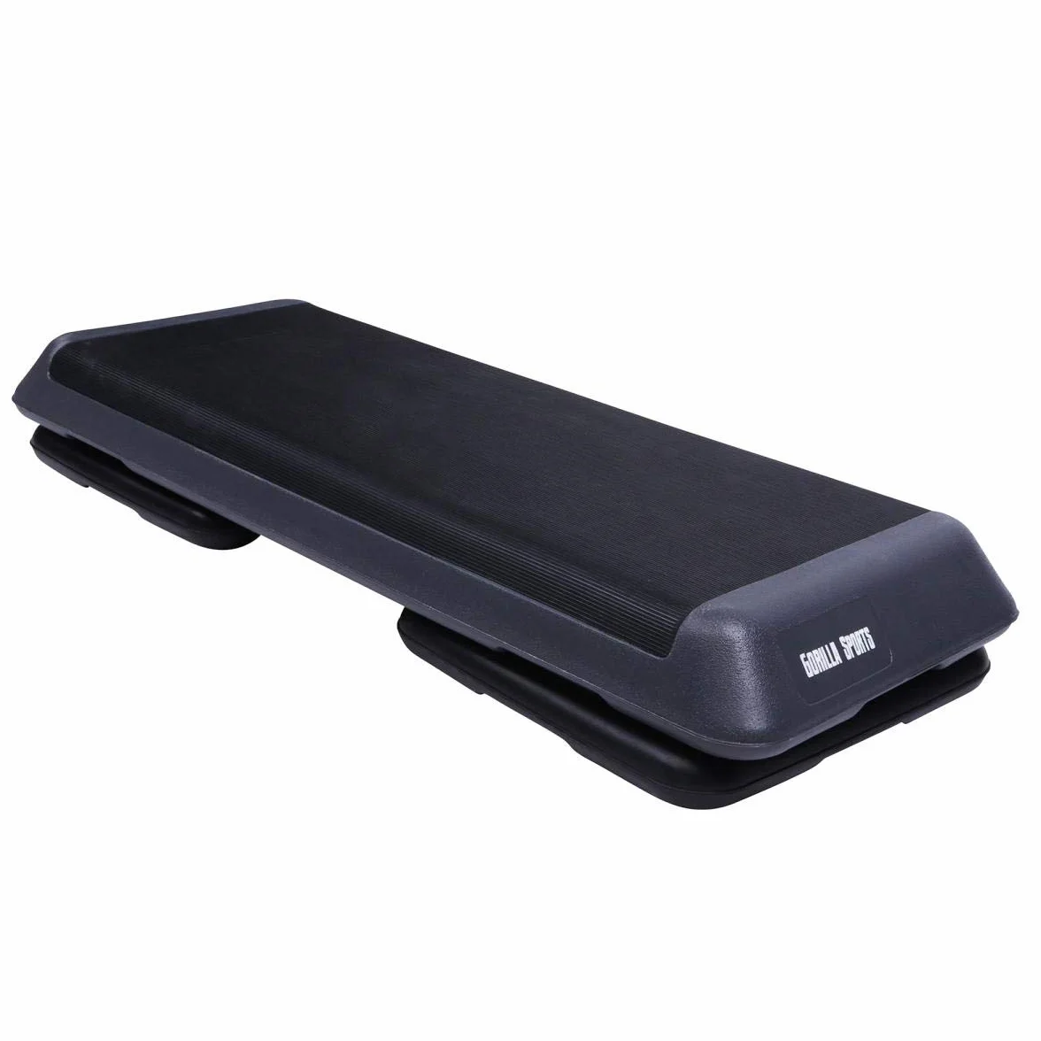 GORILLA SPORTS® Step Fitness 107x42cm 3 Altezza Regolabile 10-20cm Carico Max 200kg Antiscivolo Piattaforma Aerobica