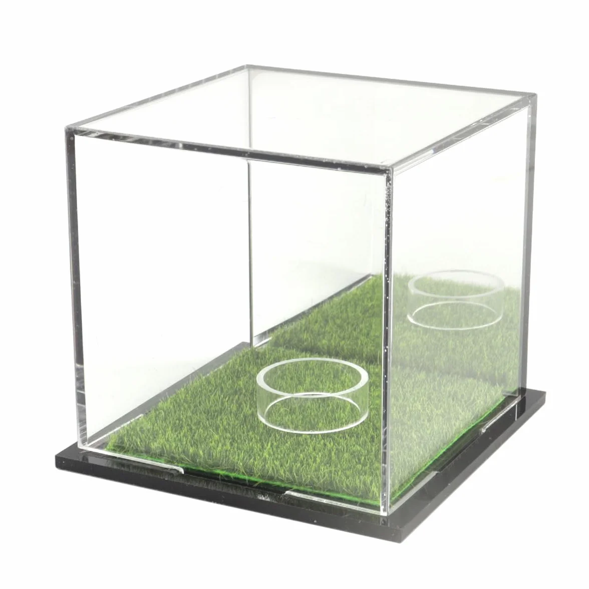 Espositore per palline da golf acrilico 12x12x11 cm singole quadrato