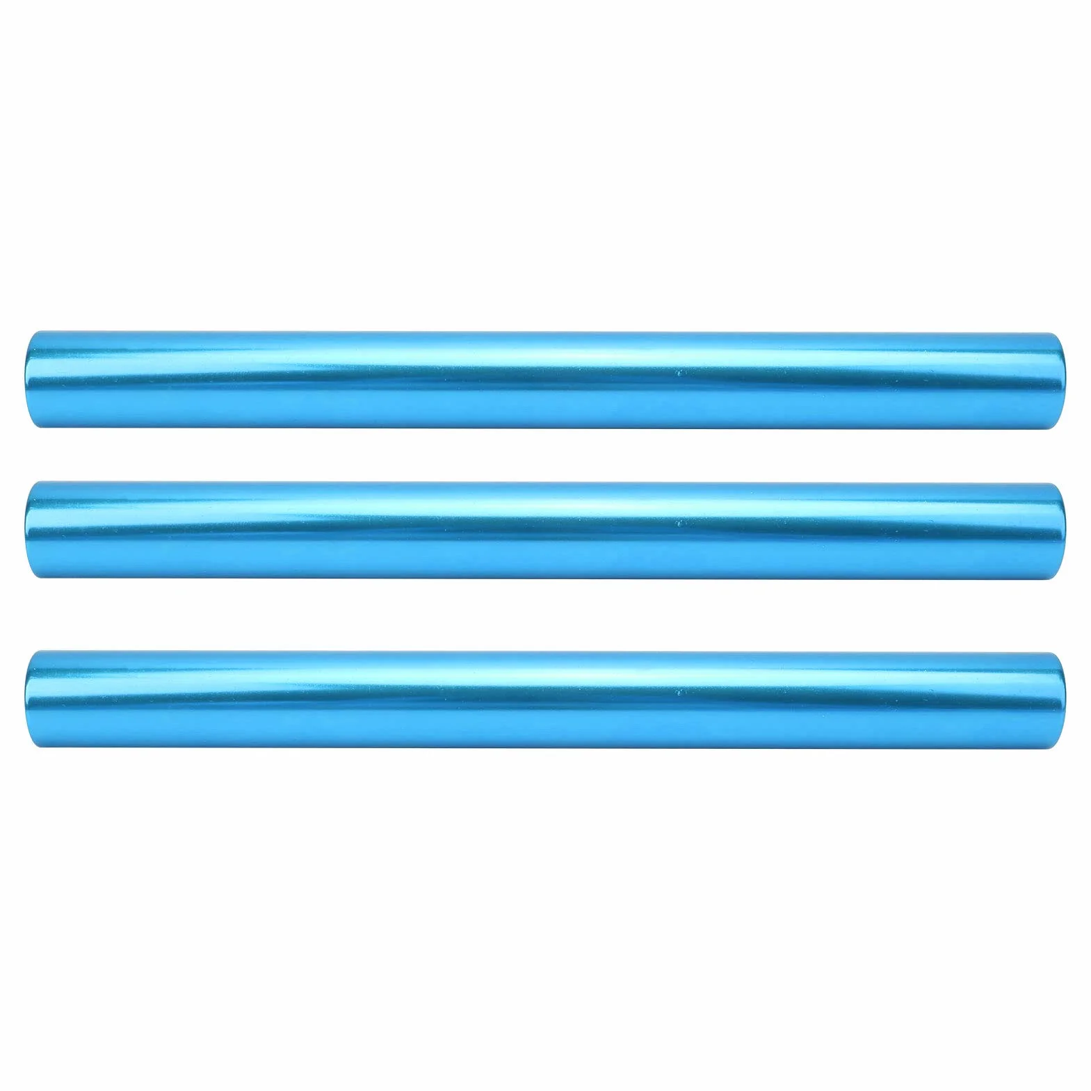 Relay Batons Track and Field Sprint 29 cm 3pcs Blu