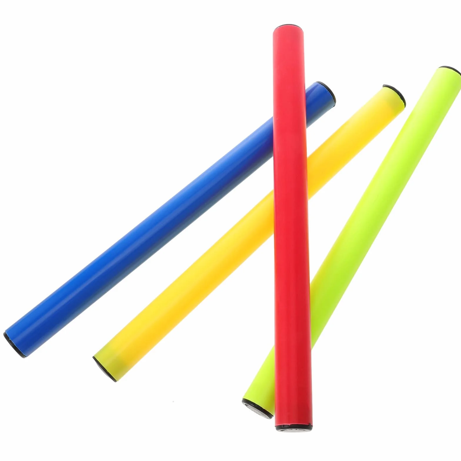 Testimone in Plastico Leggero 4 Bordo Arrotondato Superficie Liscia per Staffette