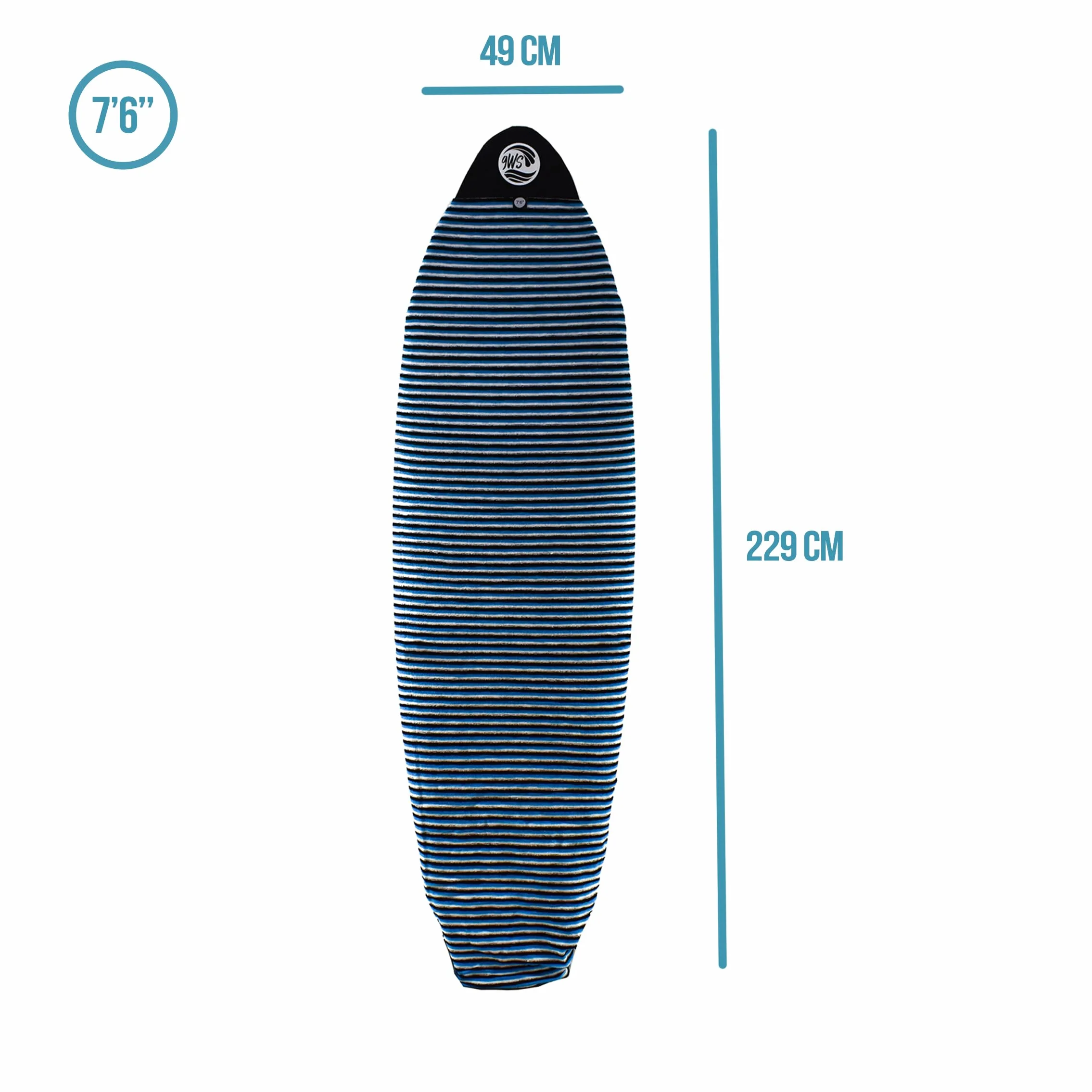 Custodia per calzino Surf 7'6''- 229CM Blu