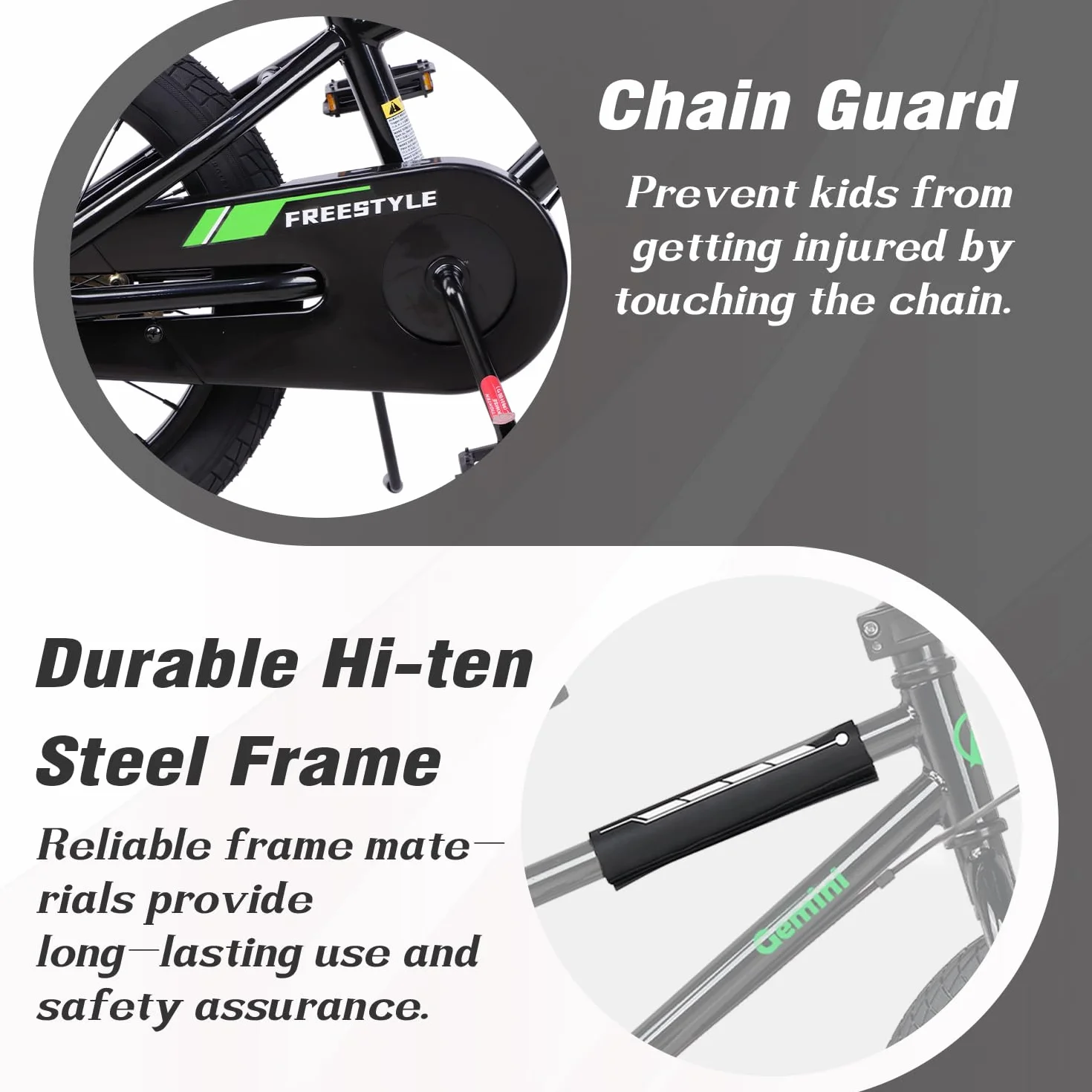AVASTA BMX bicicletta bambini 12 14 16 pollici stabilizzatori