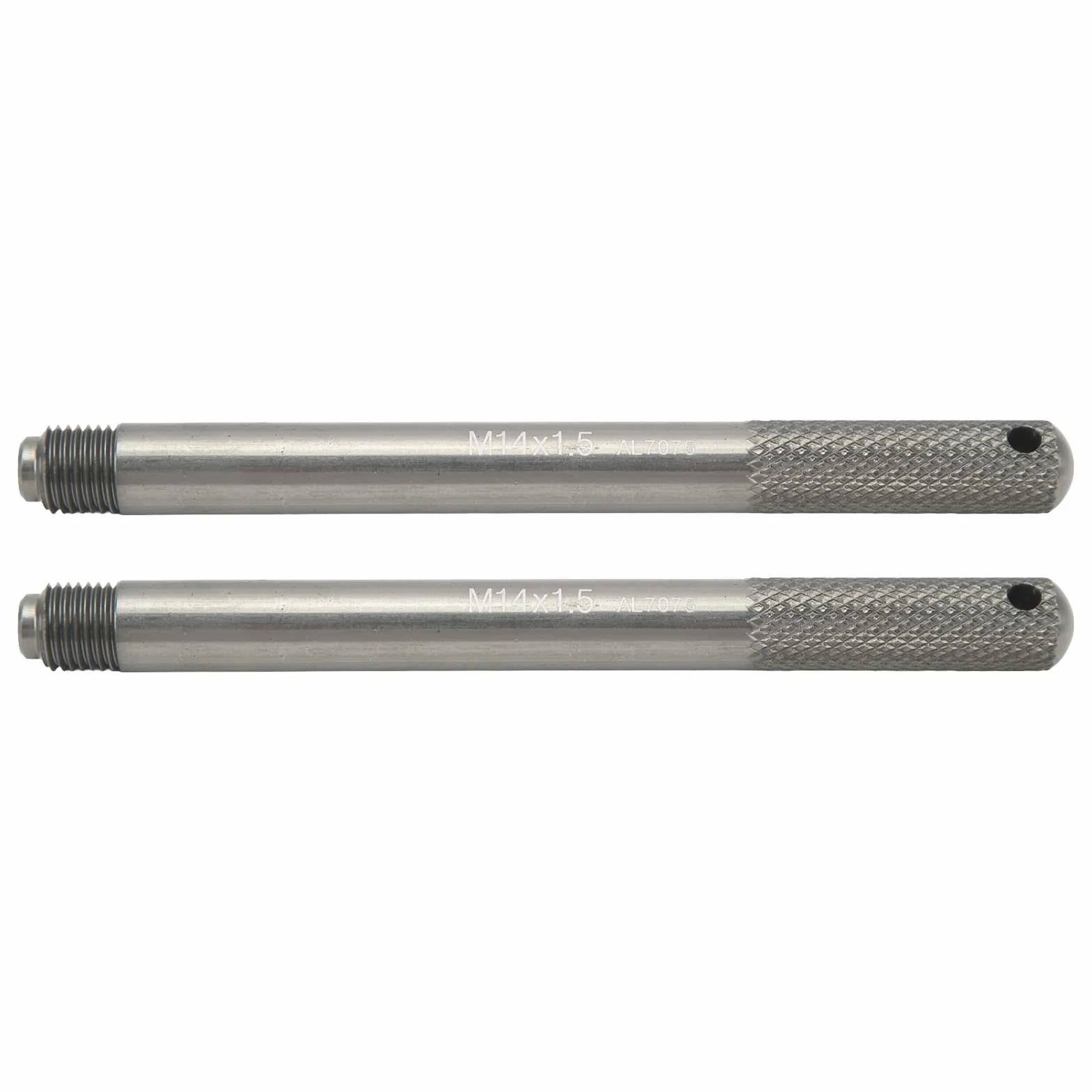 Tissting 2 Pcs Perno Guida Ruota, M14 x 1,5 Perno di Allineamento Ruote Lega di Alluminio Ruota di Montaggio Guida della Ruota Strumento per Cambio Pneumatic, Accessorio per Ruote Auto