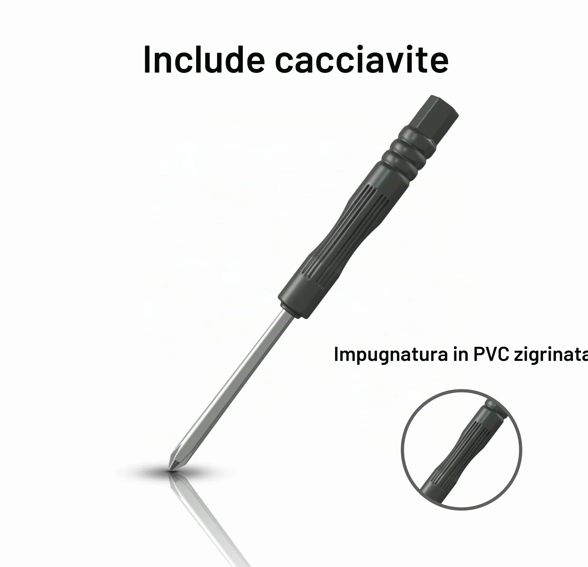 Campanello per bicicletta Mountain Bike in acciaio inox robusto con cacciavite