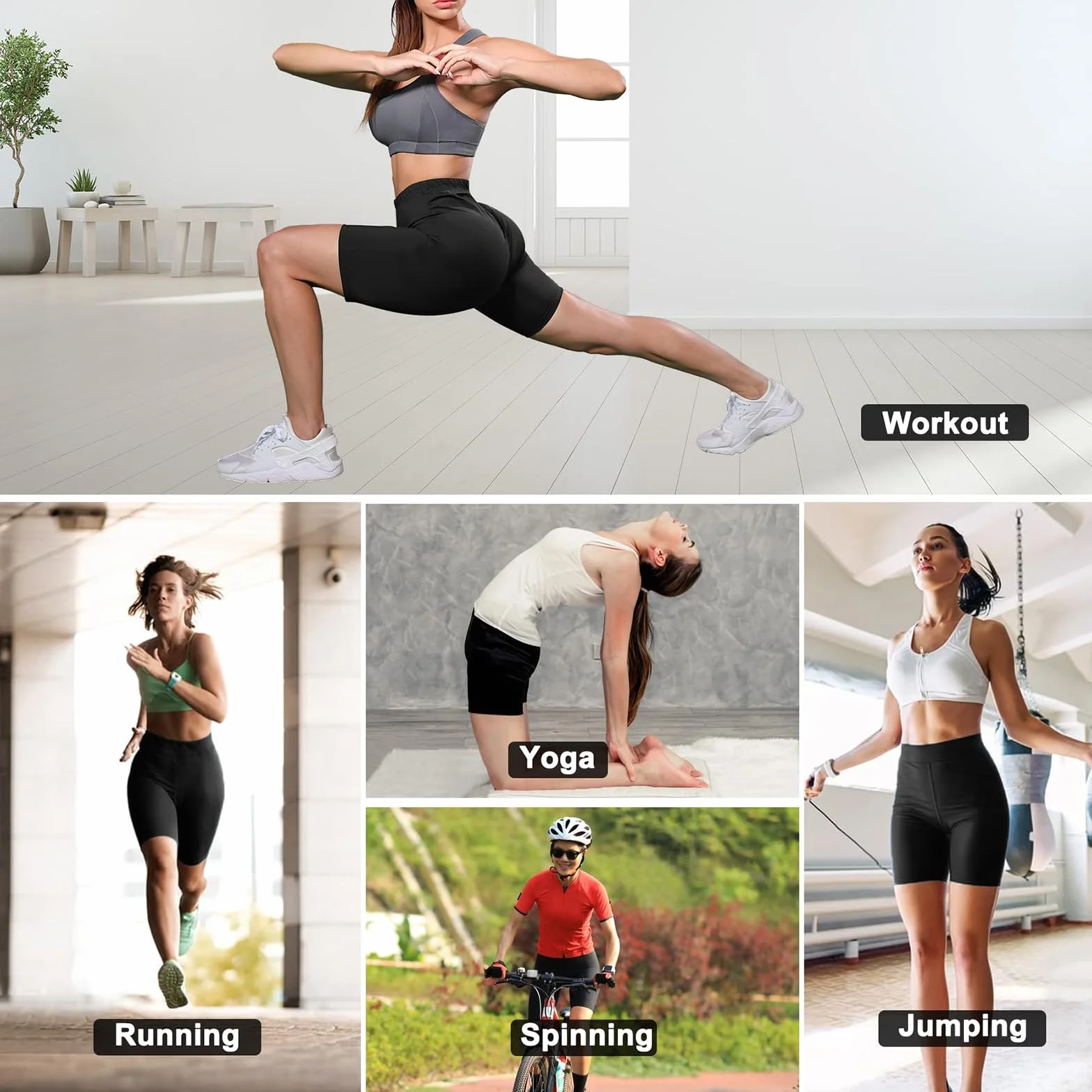 Pantaloni da sauna dimagranti termici taglia L per donne