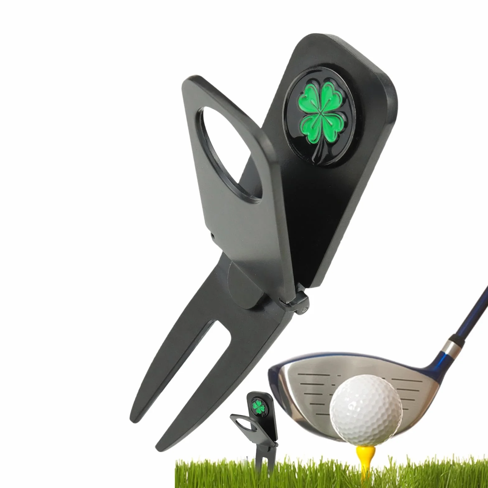 Strumento di riparazione Divot per golf, supporto sigarette a forma di pallina, accessori multiuso