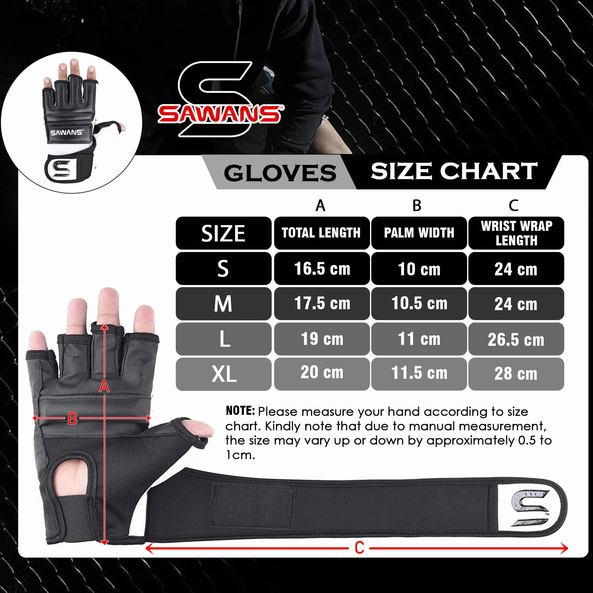 SAWANS Sacco da boxe Guanti da karate MMA Body Combat Taekwondo Allenamento