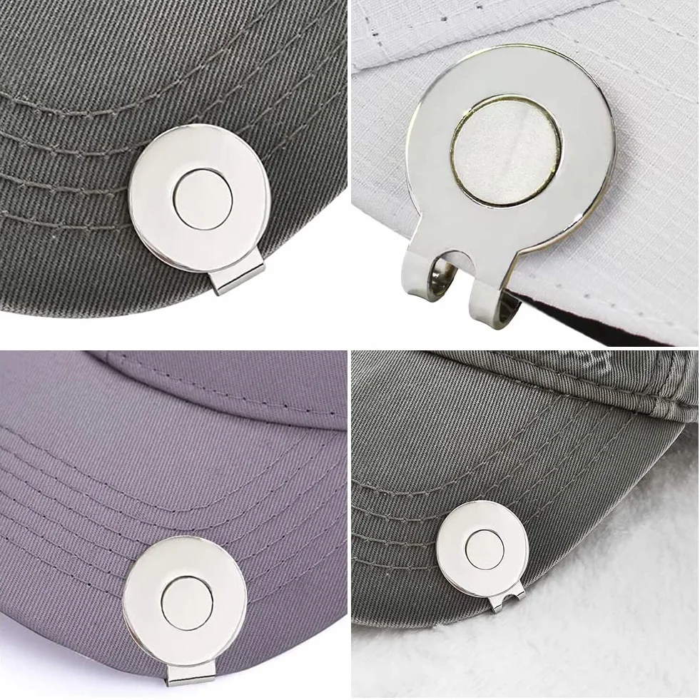 Marcatori per Palline da Golf Clip per Cappello Magnetica Forte Magnete