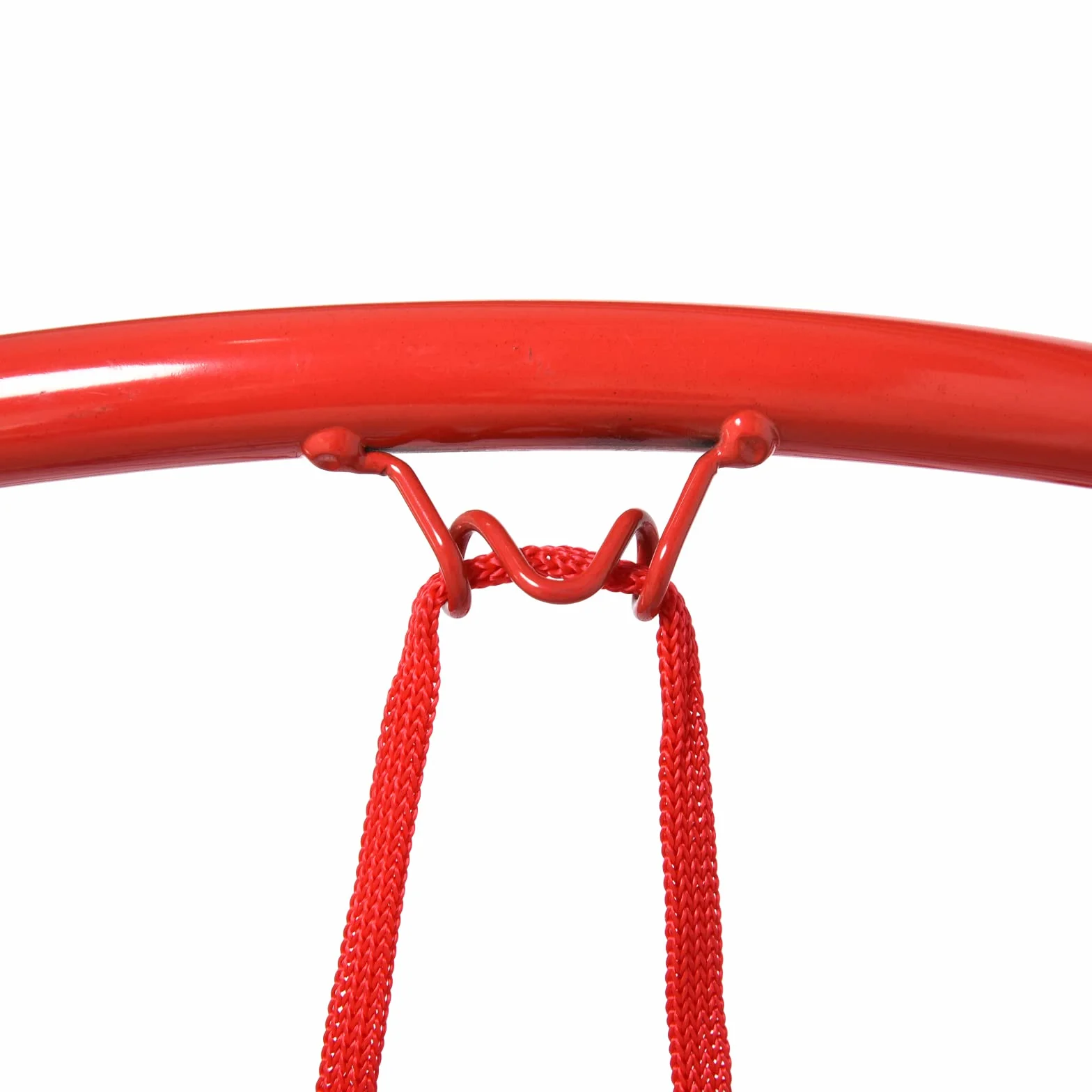 HOMCOM Canestro Basket da Muro in Ferro con Rete in Nylon, Φ46cm