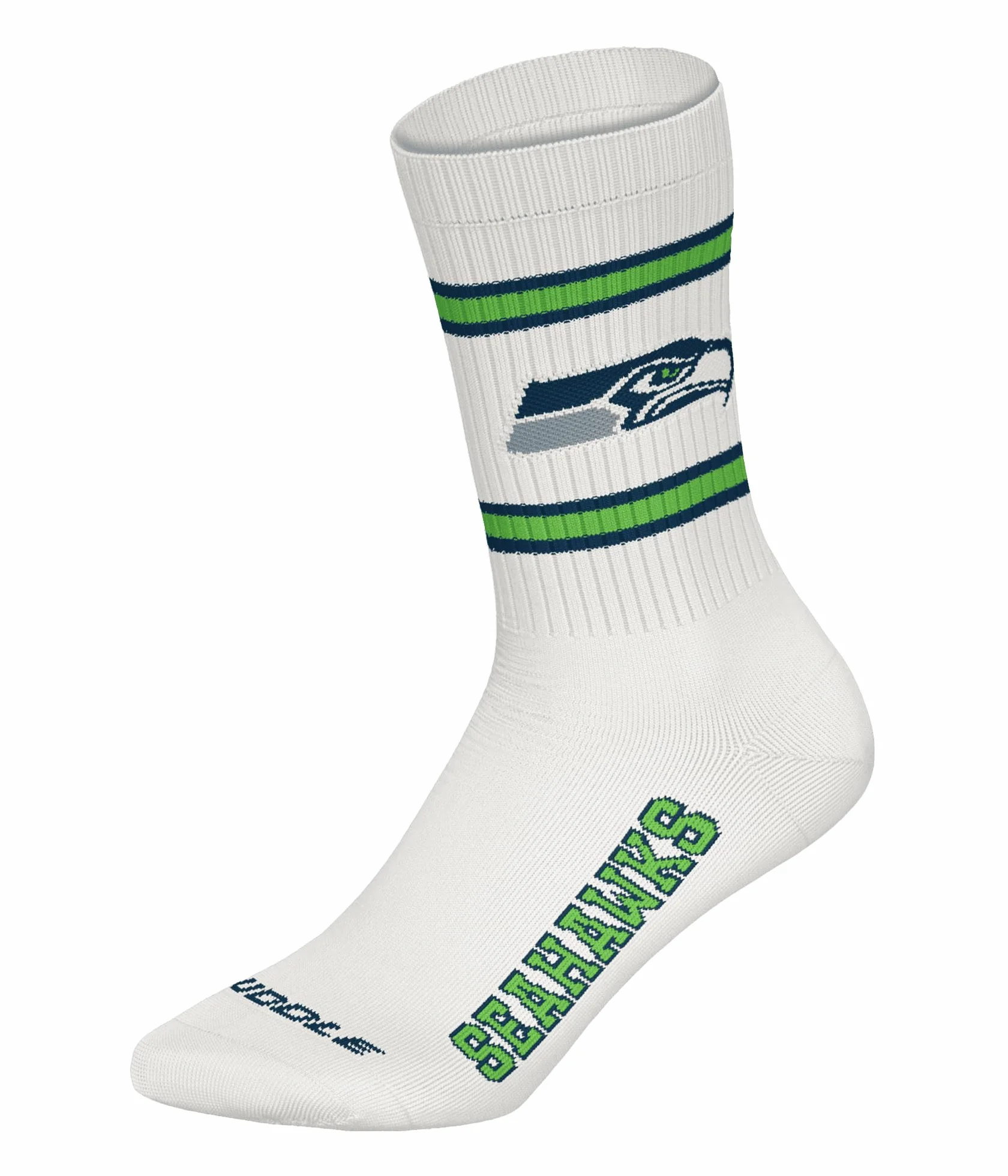 NFL Seattle Seahawks 3-teilige Rundhalssocken NNY/WHT/GRN 43/46
