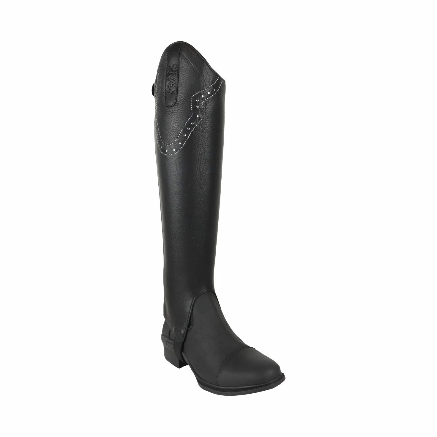 Ghetta morbida in pelle pieno fiore con fodera in micro camoscio