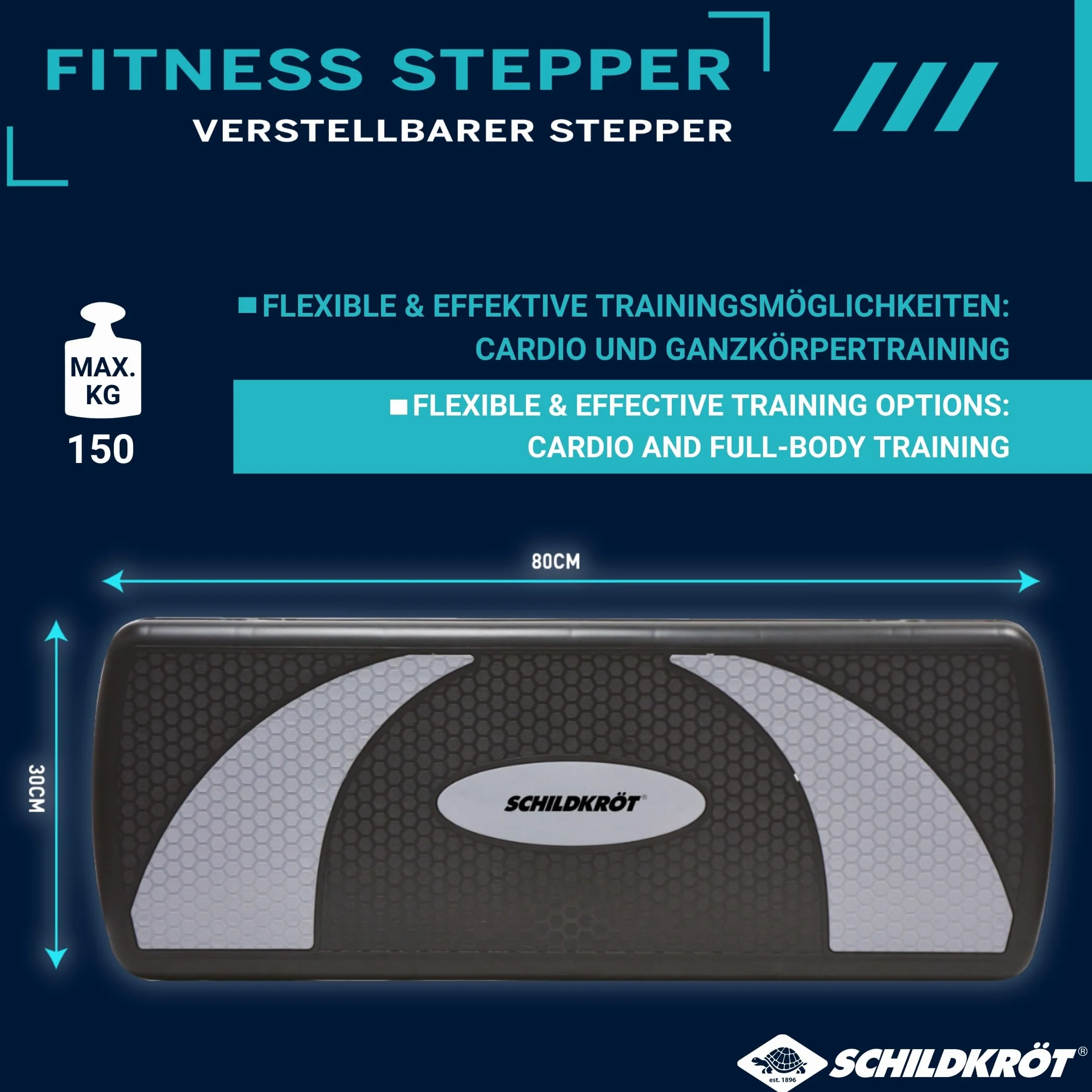 Schildkröt Fitness Stepper, 3fach