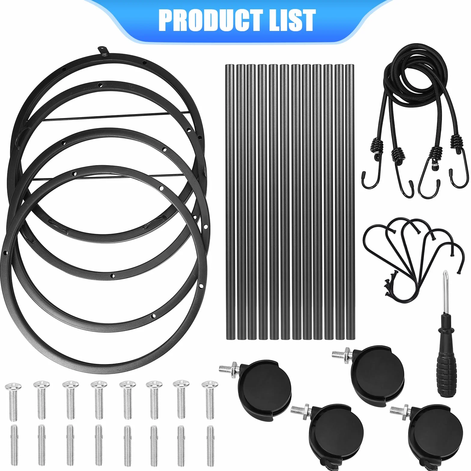 Rastrelliera per Palloni a 3 Livelli Verticale per Basket Calcio Attrezzature Sportive Scaffale Rimovibile