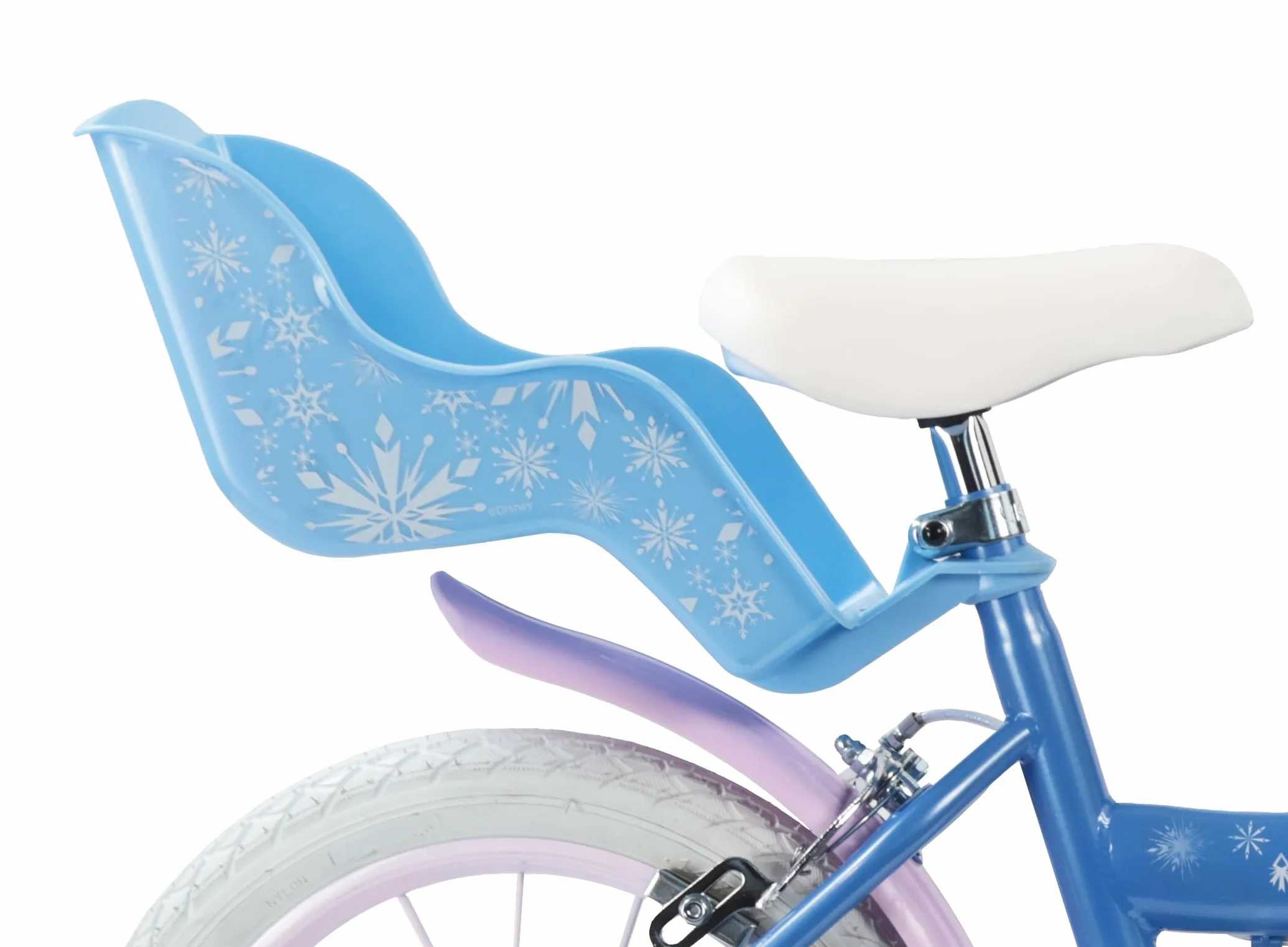 Bicicletta da 14" da Ragazza Frozen con Casco e Cestello