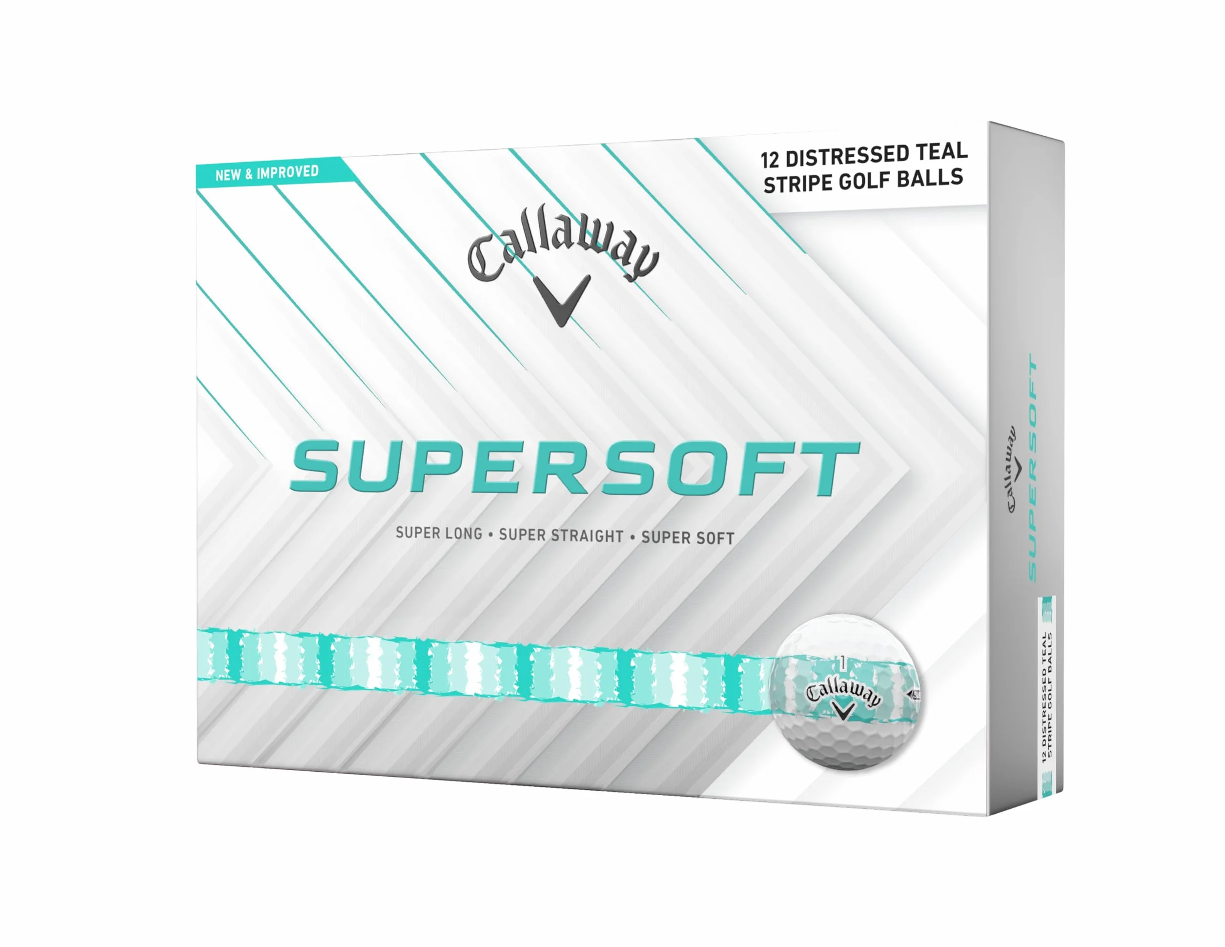 Callaway CG Supersoft 25 Golf Balls Teal 12 Pack