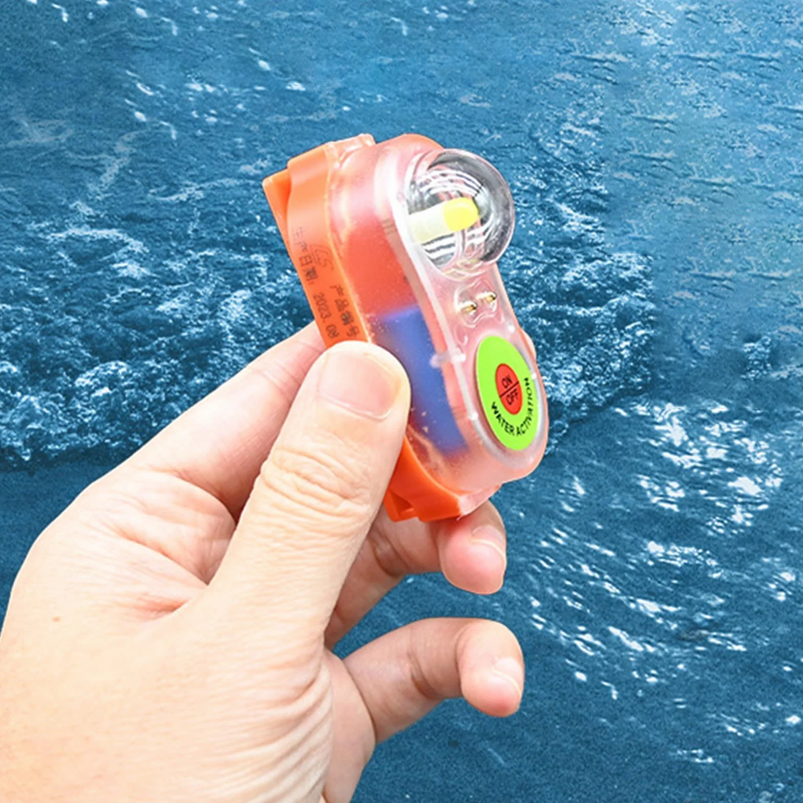Generico Luci Giubbotto Salvataggio LED Attivazione Acqua Set 8 Pezzi Rosse Verdi Emergenza Mare