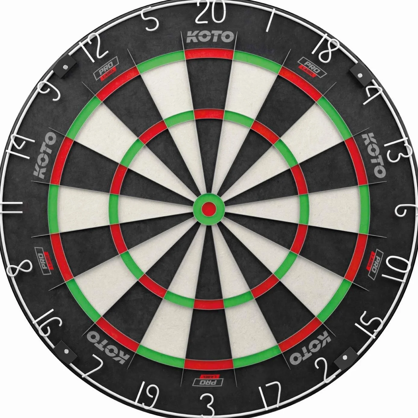 Bersaglio KOTO King Pro, formato ufficiale torneo, cablaggio fine, anello di figure rosse