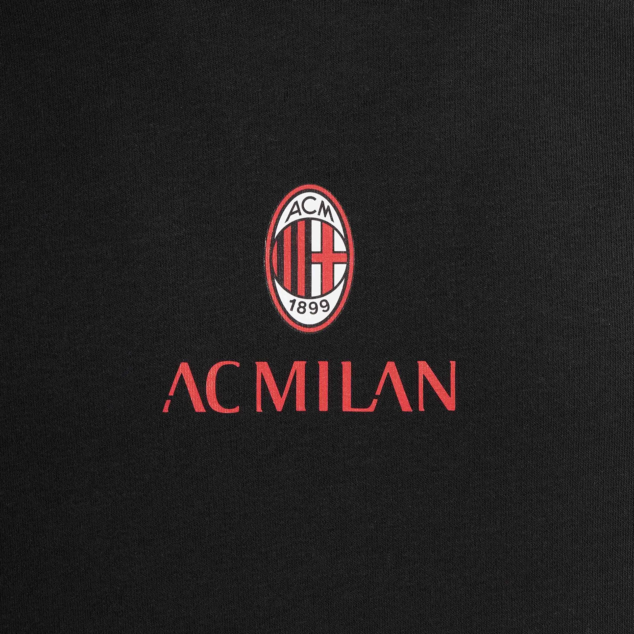Felpa con Cappuccio AC Milan Logo