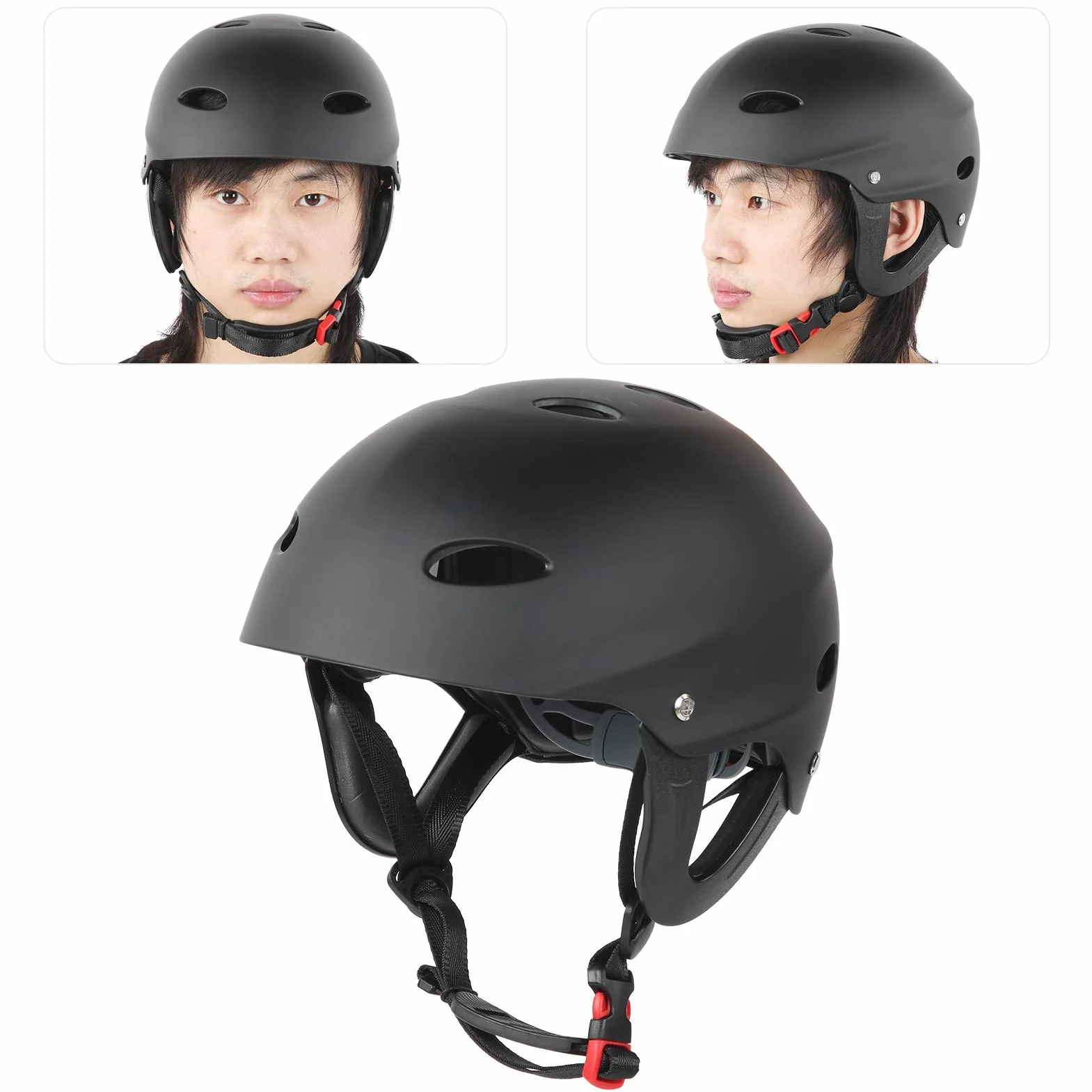 Casco sport acquatici adulti ABS Eva regolabile 11 prese d'aria ultraleggero