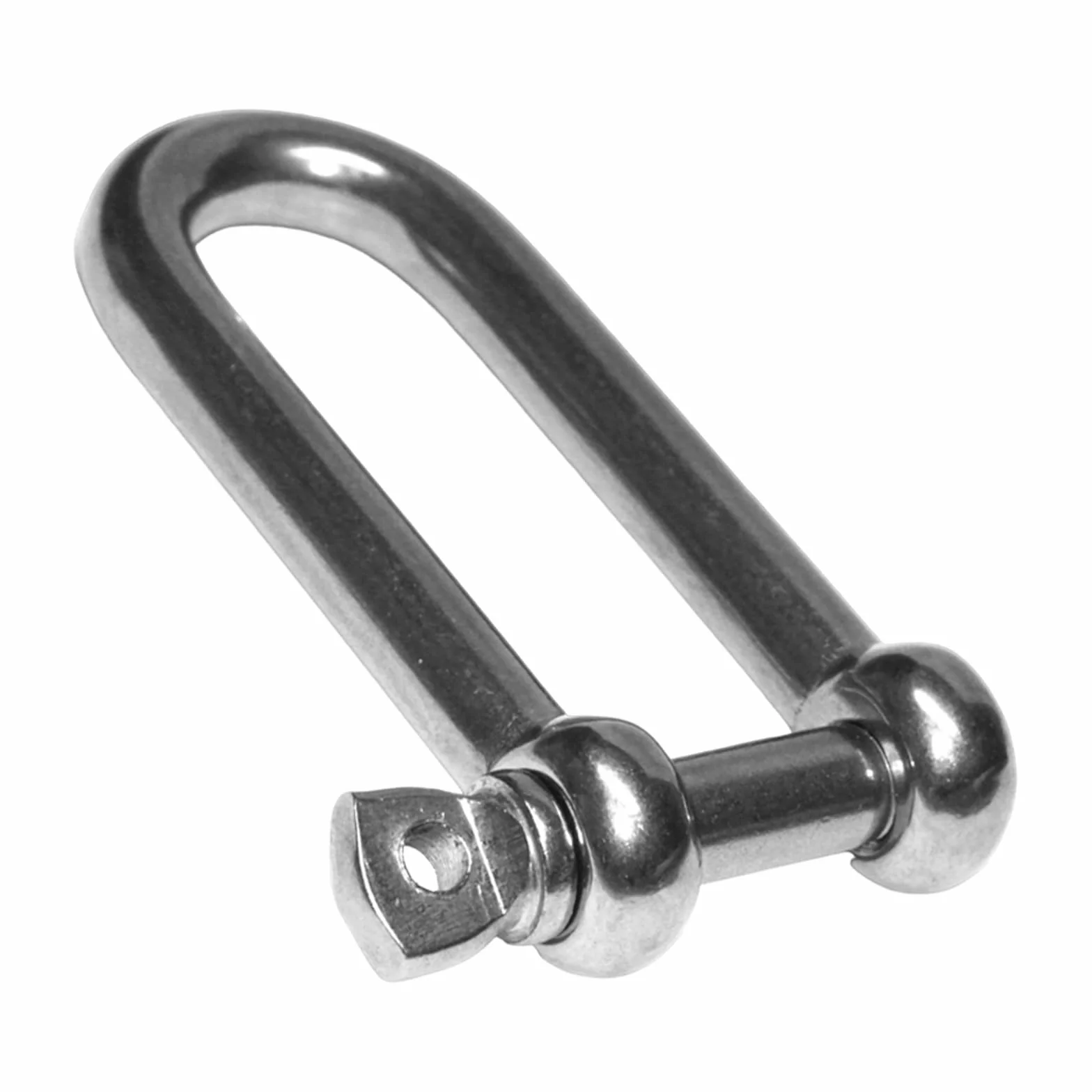 PRIOstahl grillo rotondo connettore per fune metallica M10 73mm x 20mm acciaio inox V4A