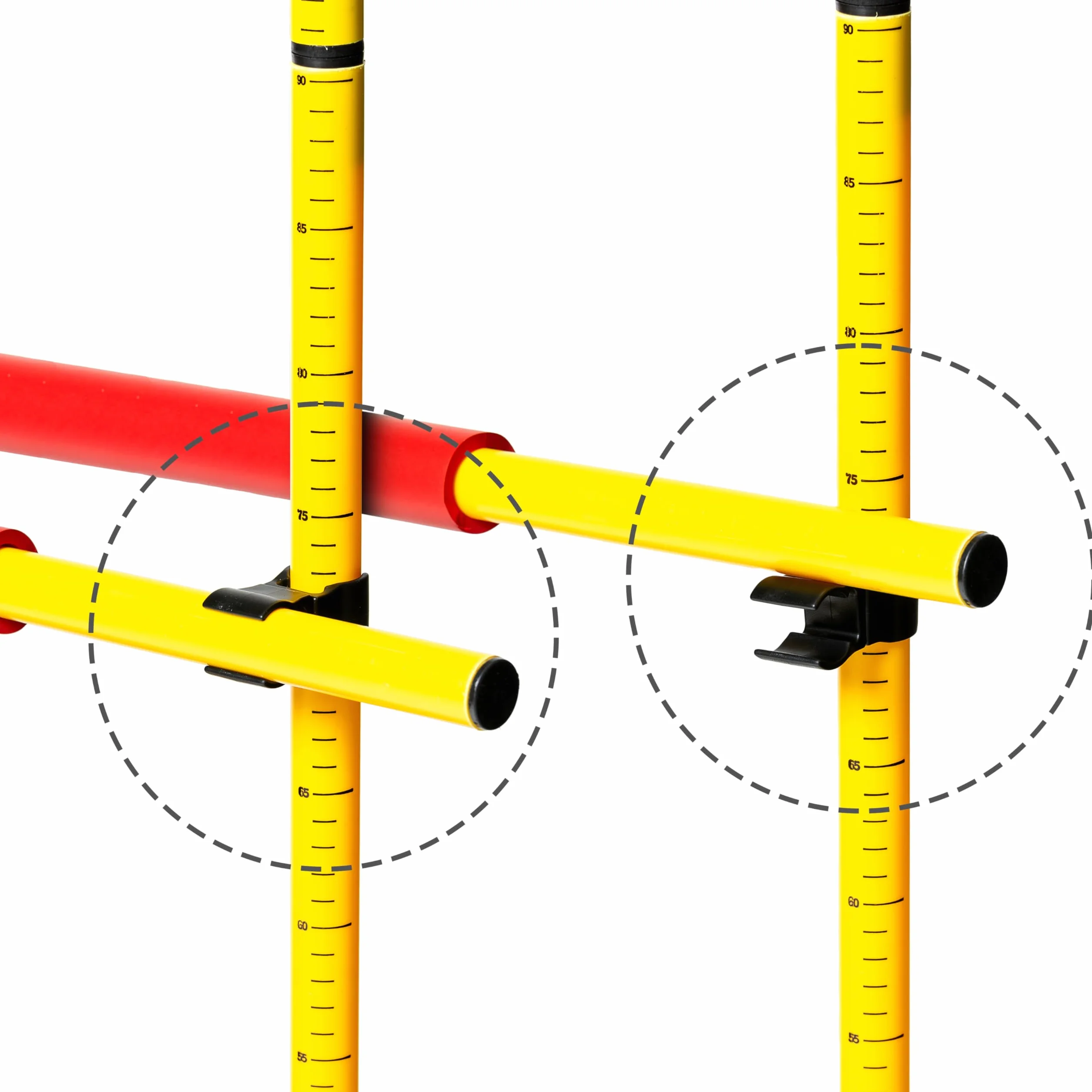 SKIPPI Ostacolo per Hobby Horse 135 cm, Leggero e Portatile con Bastone