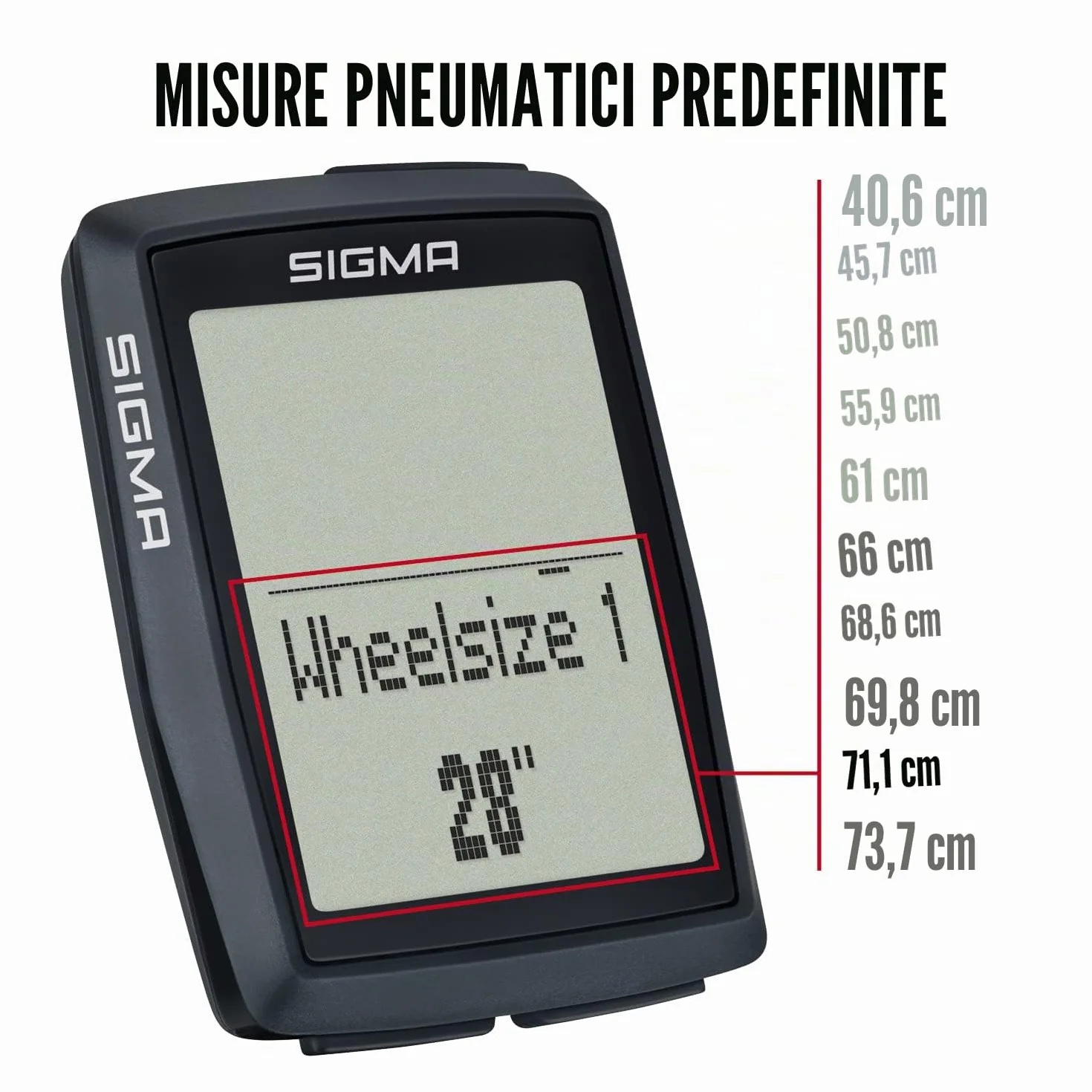SIGMA BC 14.0 WL ciclocomputer wireless 14 funzioni altitudine barometrica
