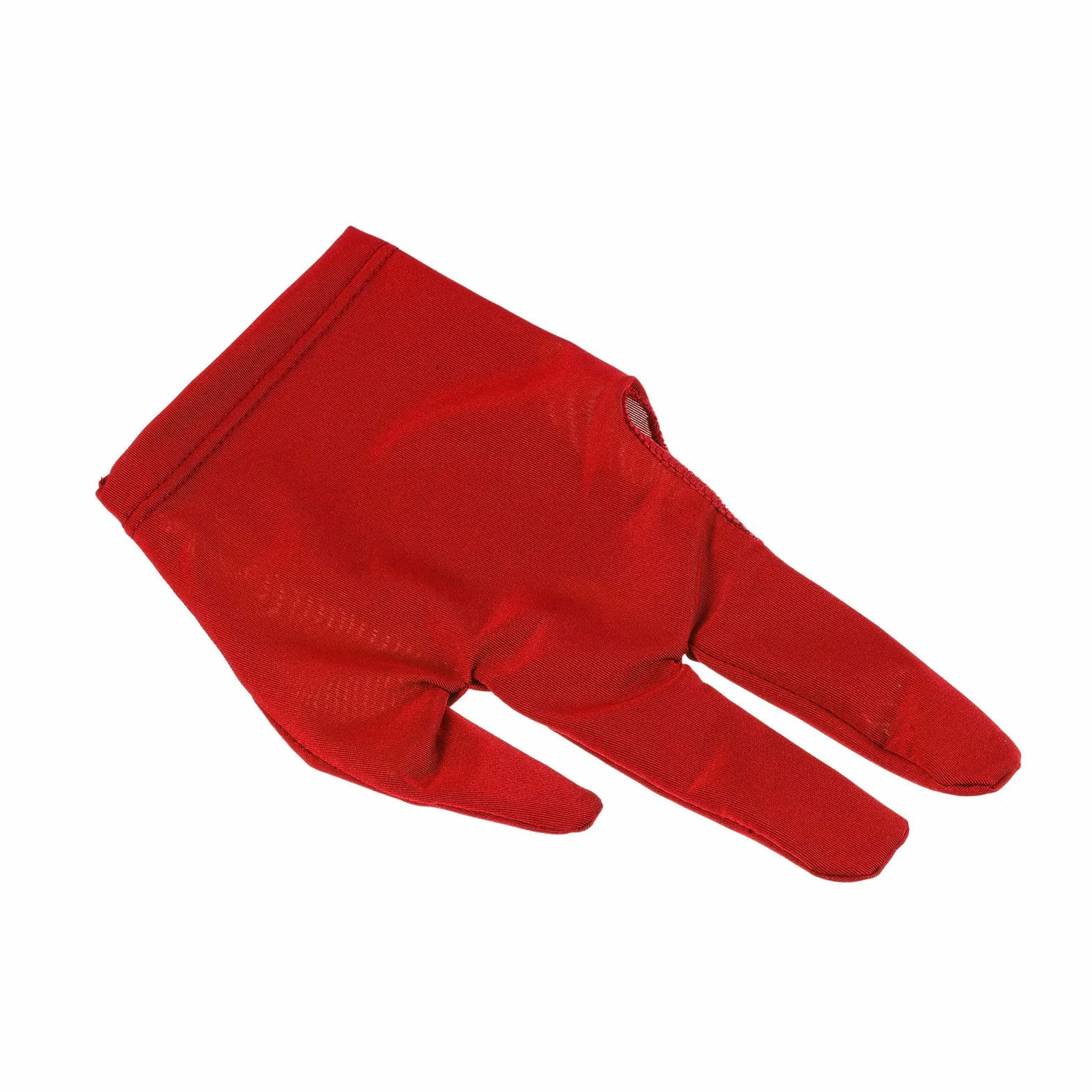 zalati 2 guanti da biliardo per stecca da snooker a tre dita in spandex e lycra rosso