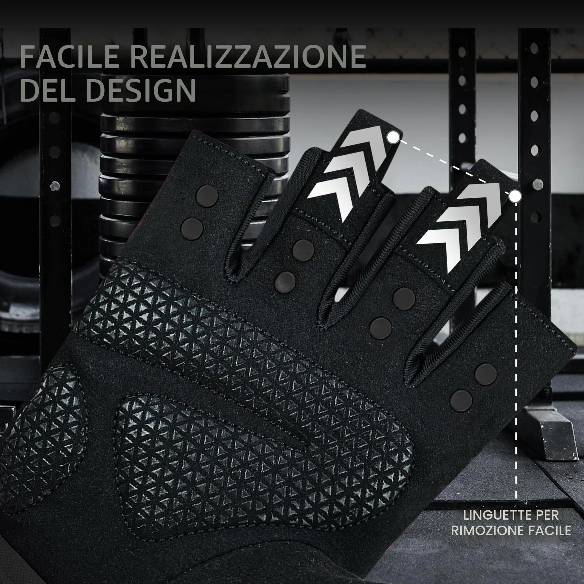 BEAST RAGE Guanti da fitness traspiranti per sollevamento pesi antiscivolo