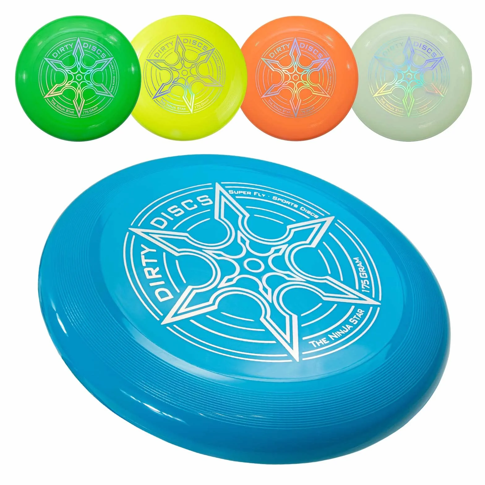 Indy Dirty Disc Frisbee 175 g Professionale Blu