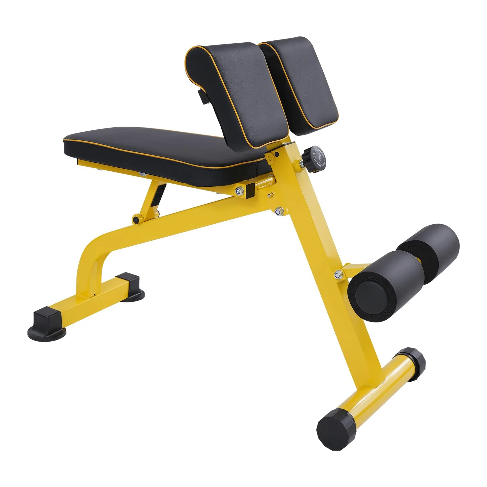 RüCkenstreckbank multiuso per esercizi di formazione, sedia per addominali e pieghe, sedia da allenamento per fitness, design regolabile, ruote eccentriche antiscivolo, capacità di carico 300 kg