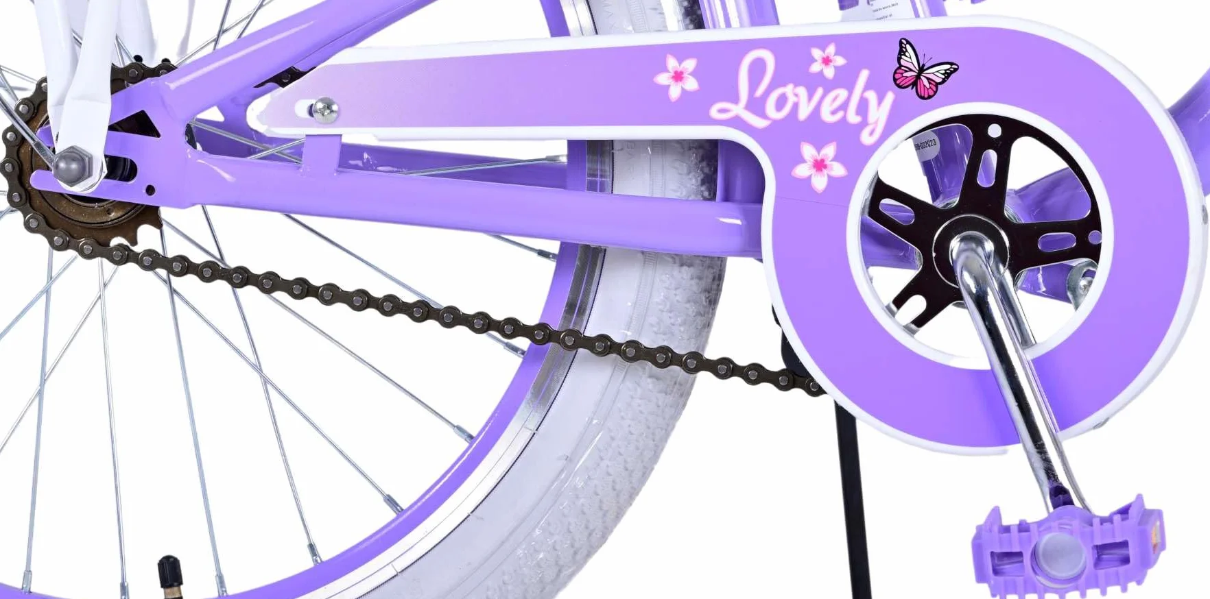 Bicicletta per bambine 20 pollici 6-8 anni con cestino e portapacchi fuxia