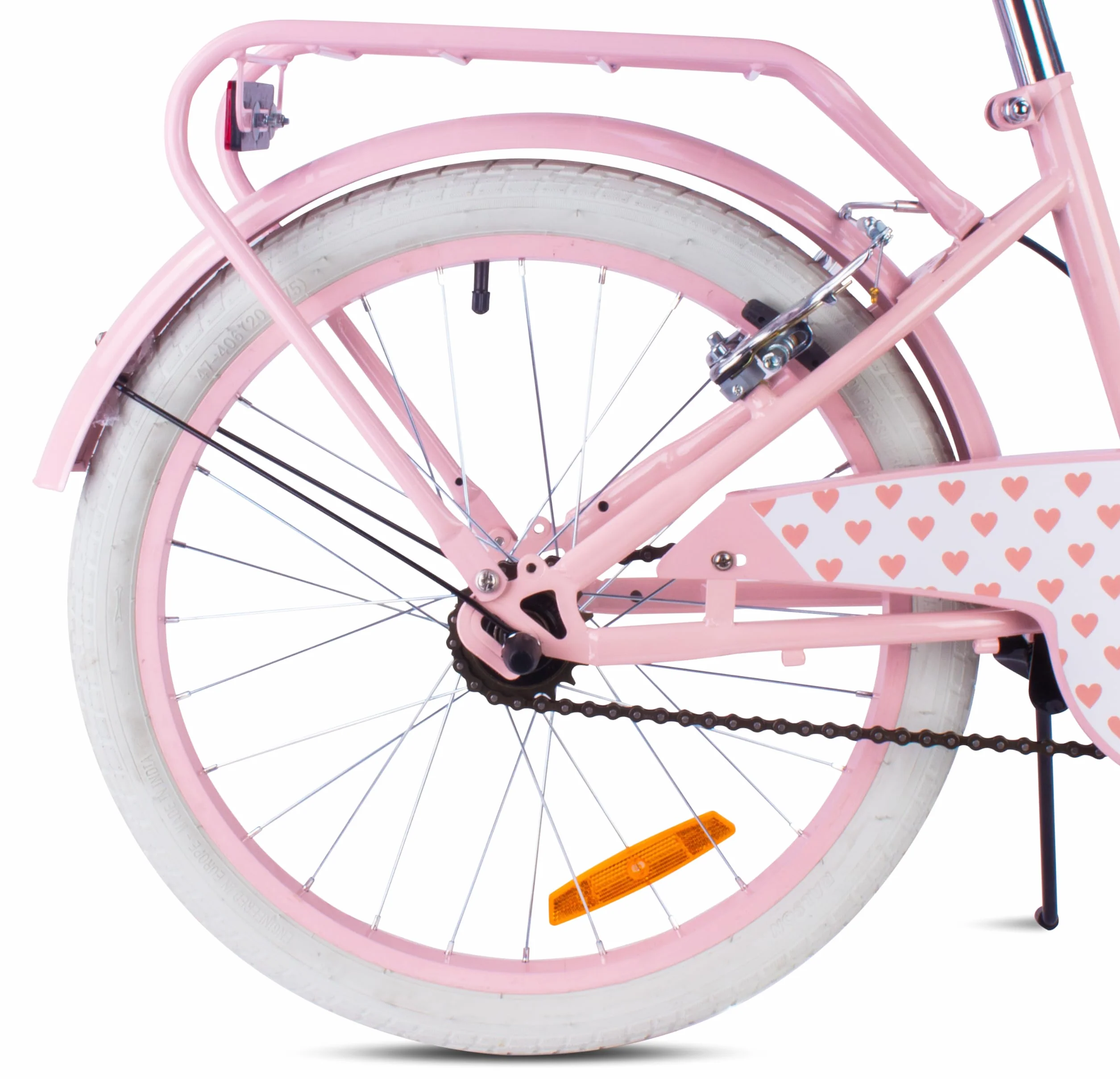 Sun Baby Heart Bike Bicicletta Bambina 20/24 Pollici V-Brake Cestino Campanello Portapacchi Cavalletto