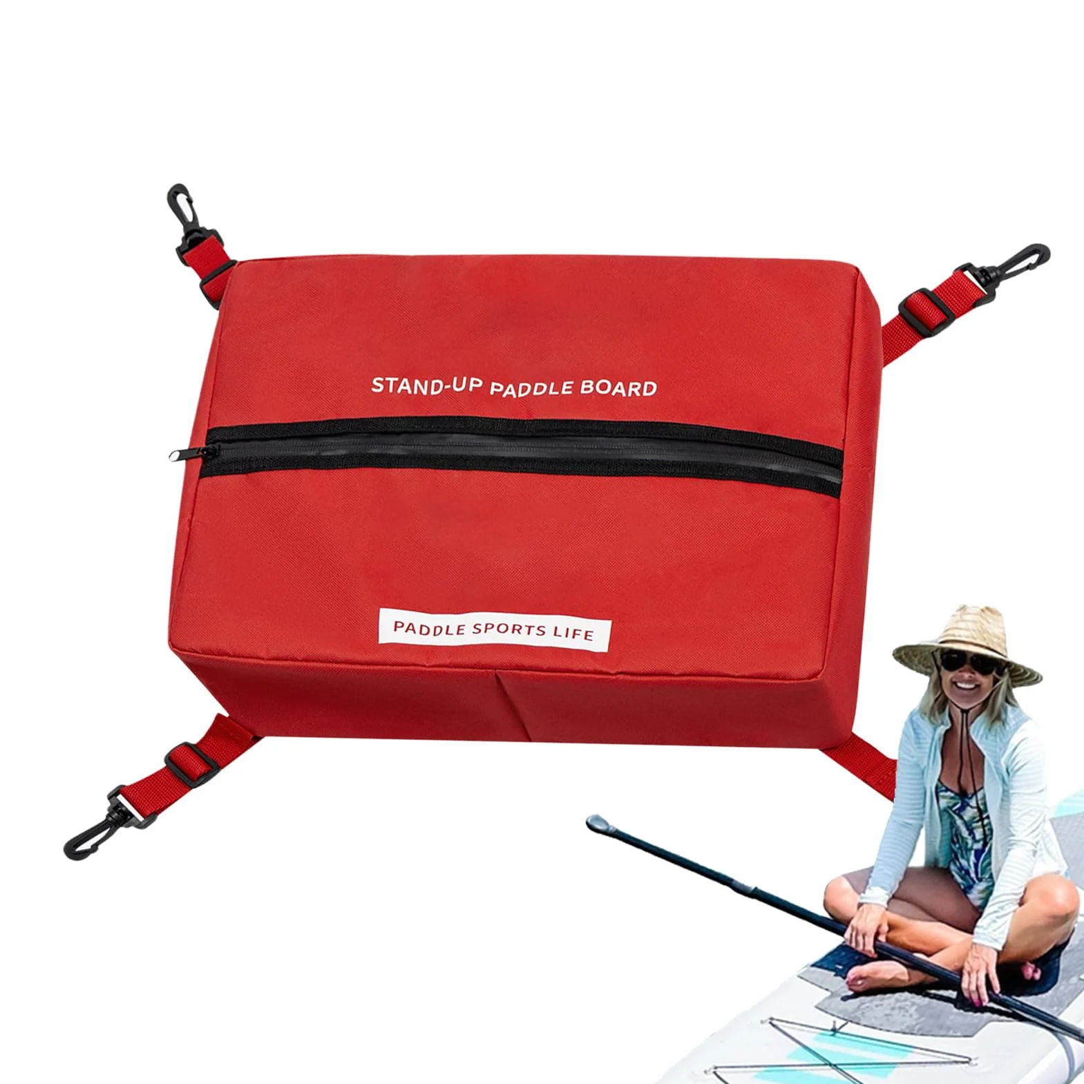 Generico Paddle Board Cooler Bag, Waterproof Insulated Deck Storage Organizer with Adjustable Straps, Large Capacity Leakproof for Paddleboarding, Kayaking