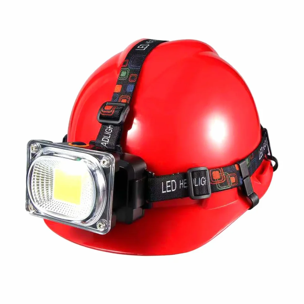Clip per Casco Antiscivolo a Bordo Stretto 20 Pezzi con Lampada Frontale e Torcia