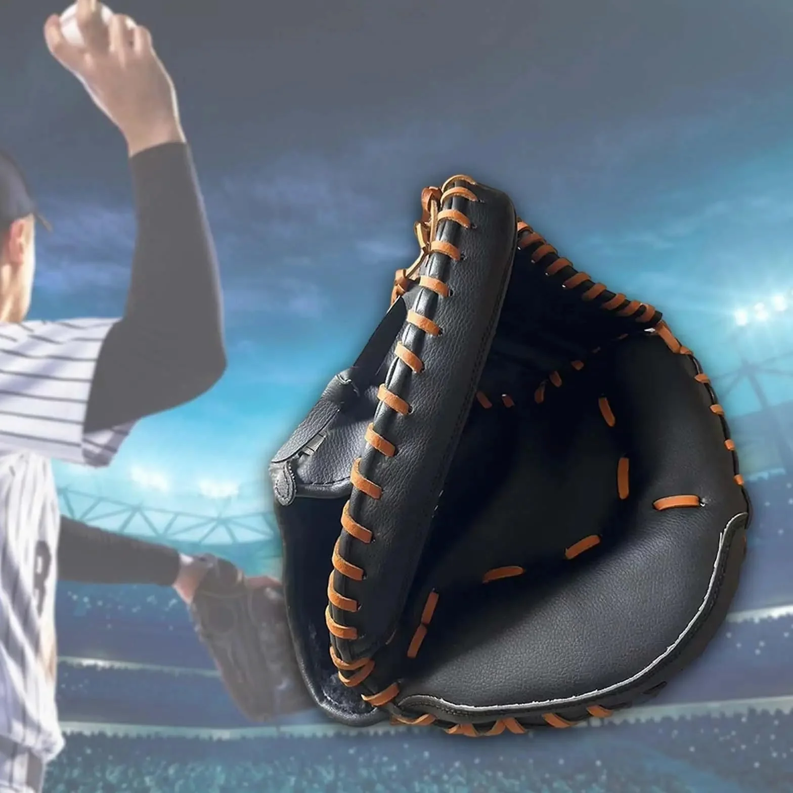 Guanti da Baseball Ricevitore Comodo per Softball Giovani Adulti