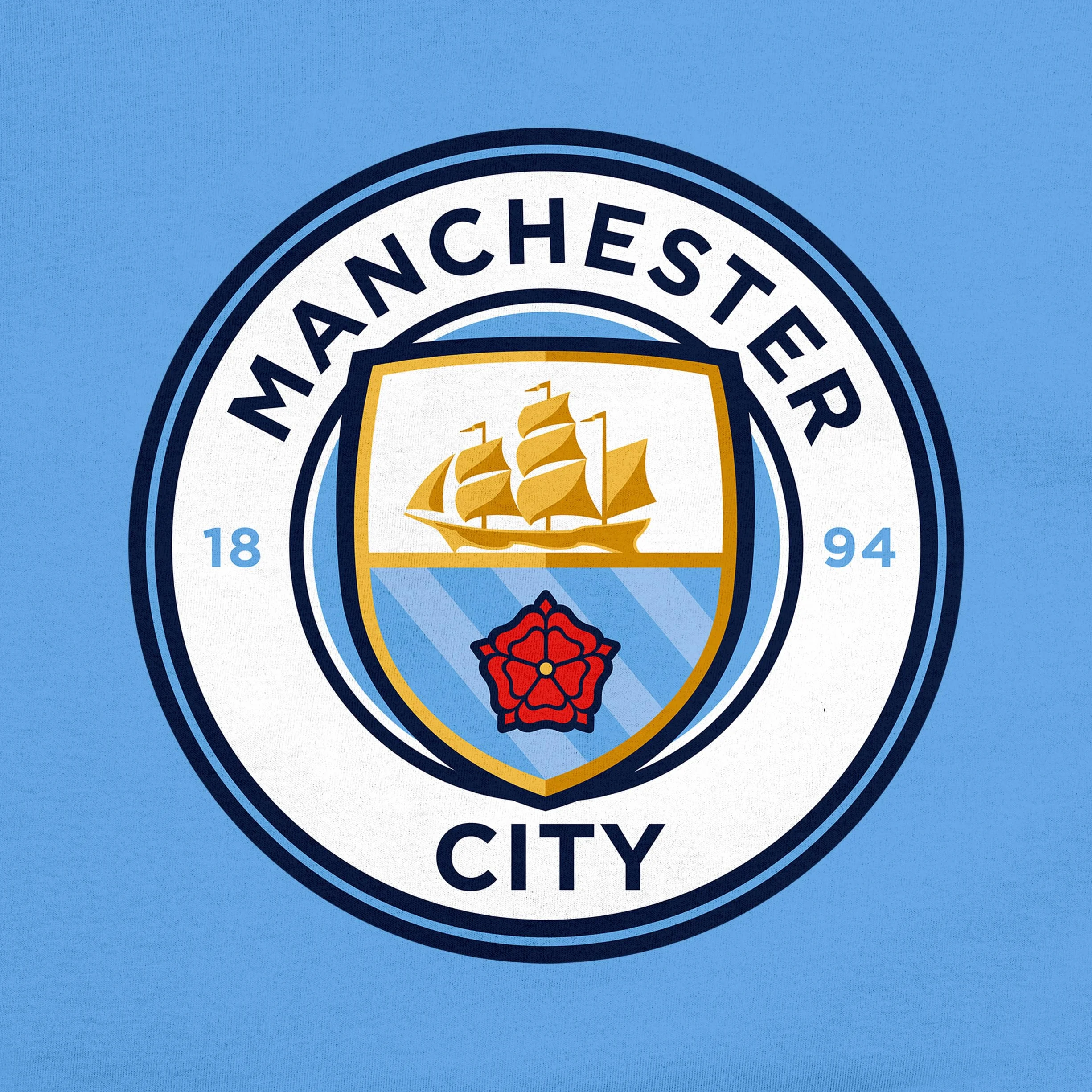 Icon Sports Manchester City F.C. Adult Pullover Hoodie Felpa con Cappuccio Uomo