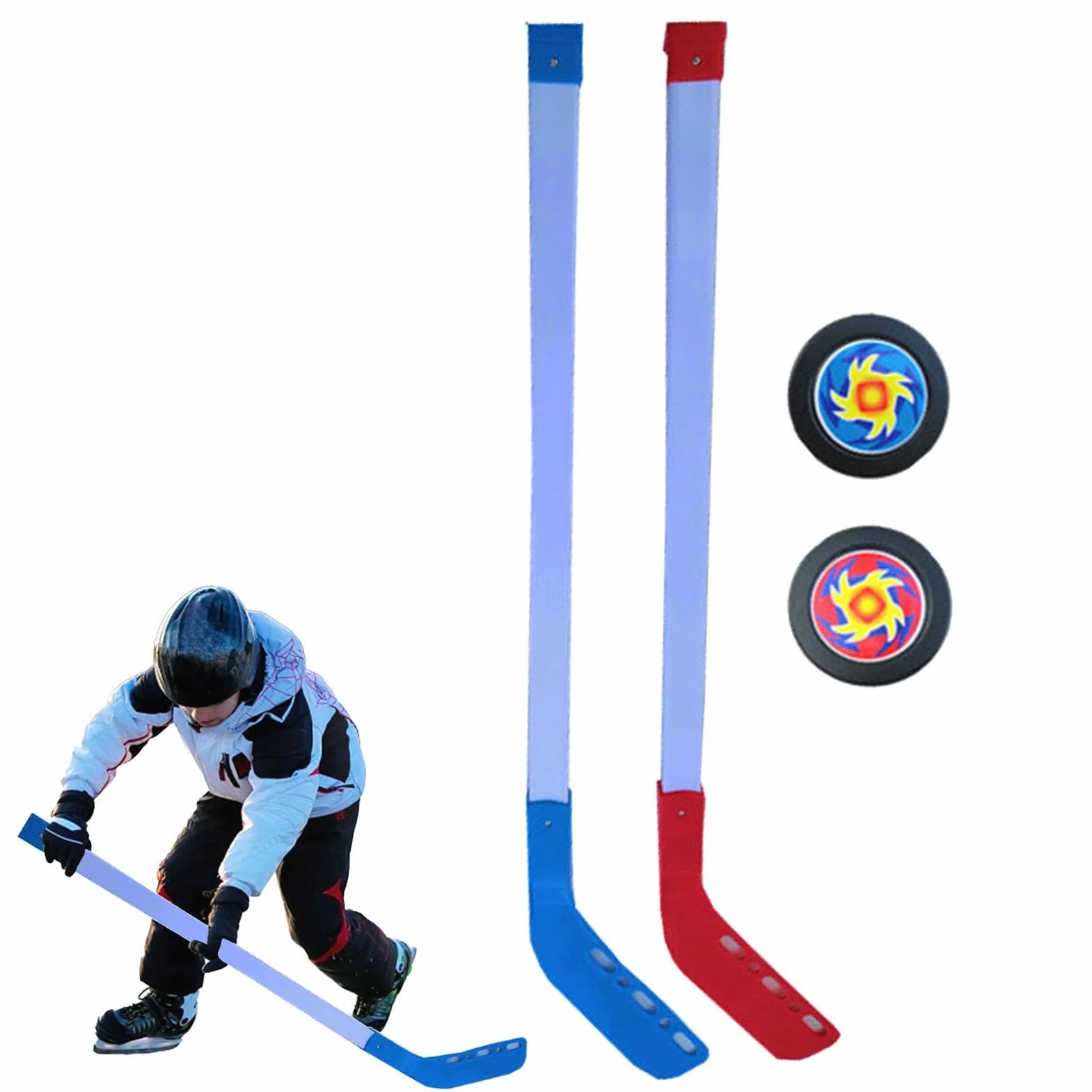 Bastoni da hockey per bambini Set di hockey da strada giovanile Attrezzatura da allenamento regali di compleanno
