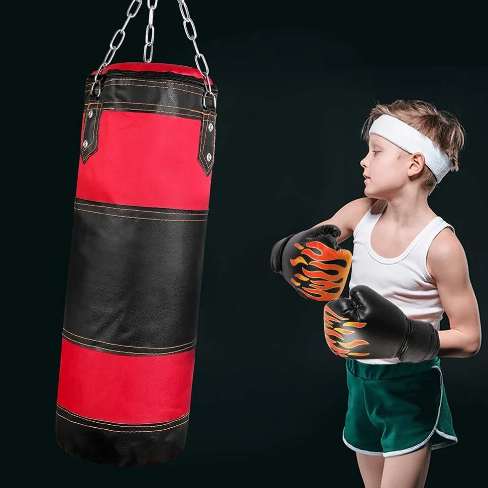 Guantoni da Boxe per Bambini PU 3-12 Anni Allenamento