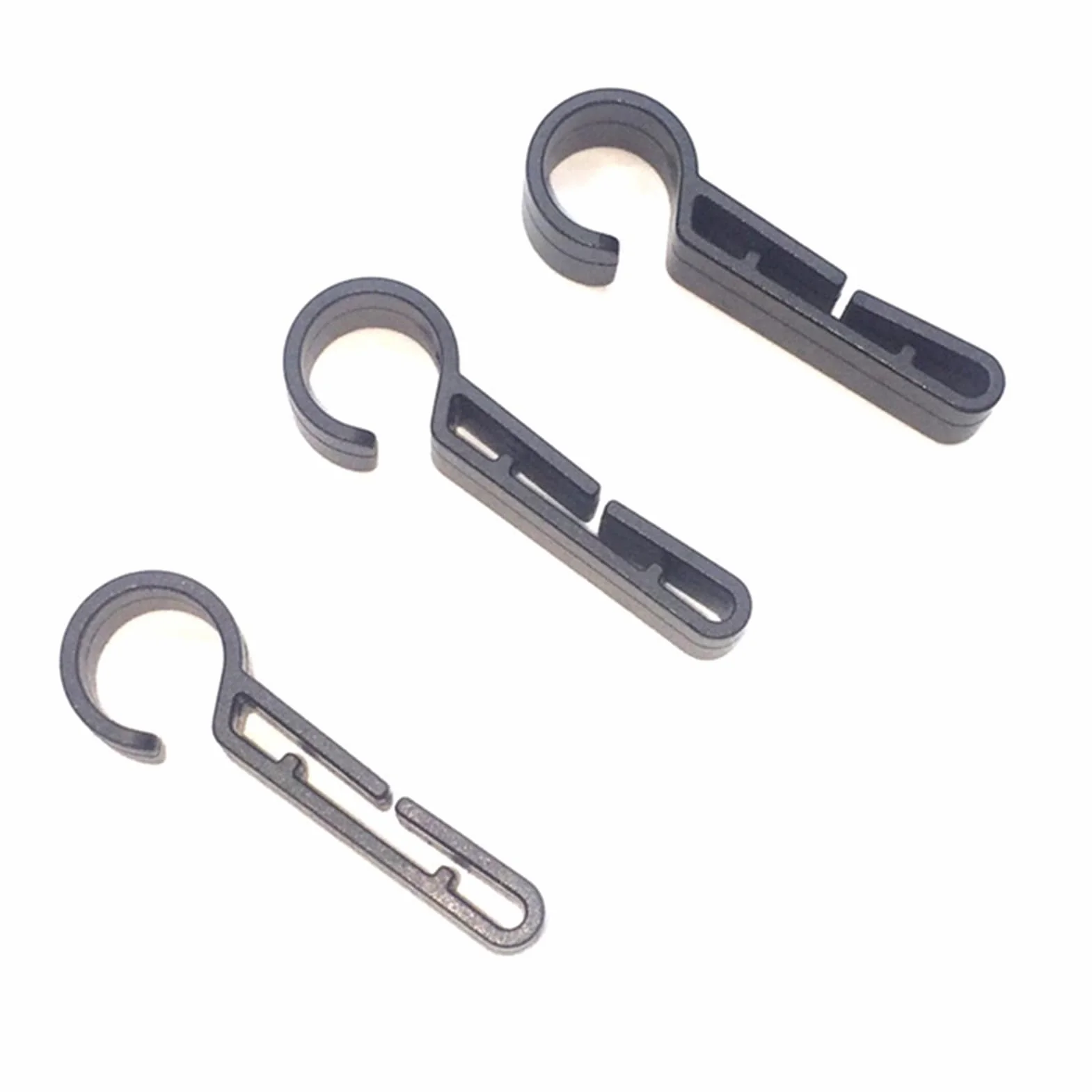 Clip per luci per elmetto rigido 4,6 x 1,5 x 1 cm montaggio casco fissare faro torcia cappelli sicurezza leggeri costruzioni miniere campeggio
