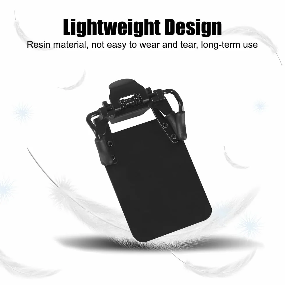 DONGKER Patch per Occhiali da Tiro, 2 Pezzi Toppe con Angolo Regolabile a 180° per Occhiali Sportivi