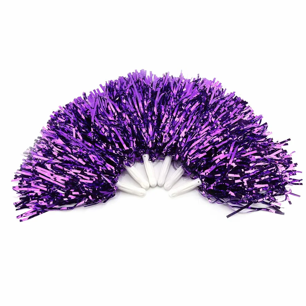 VGEBY 6 Pezzi Cheerleading Pompon, Fiori a Mano Accessori da Ballo per Feste Sportivi