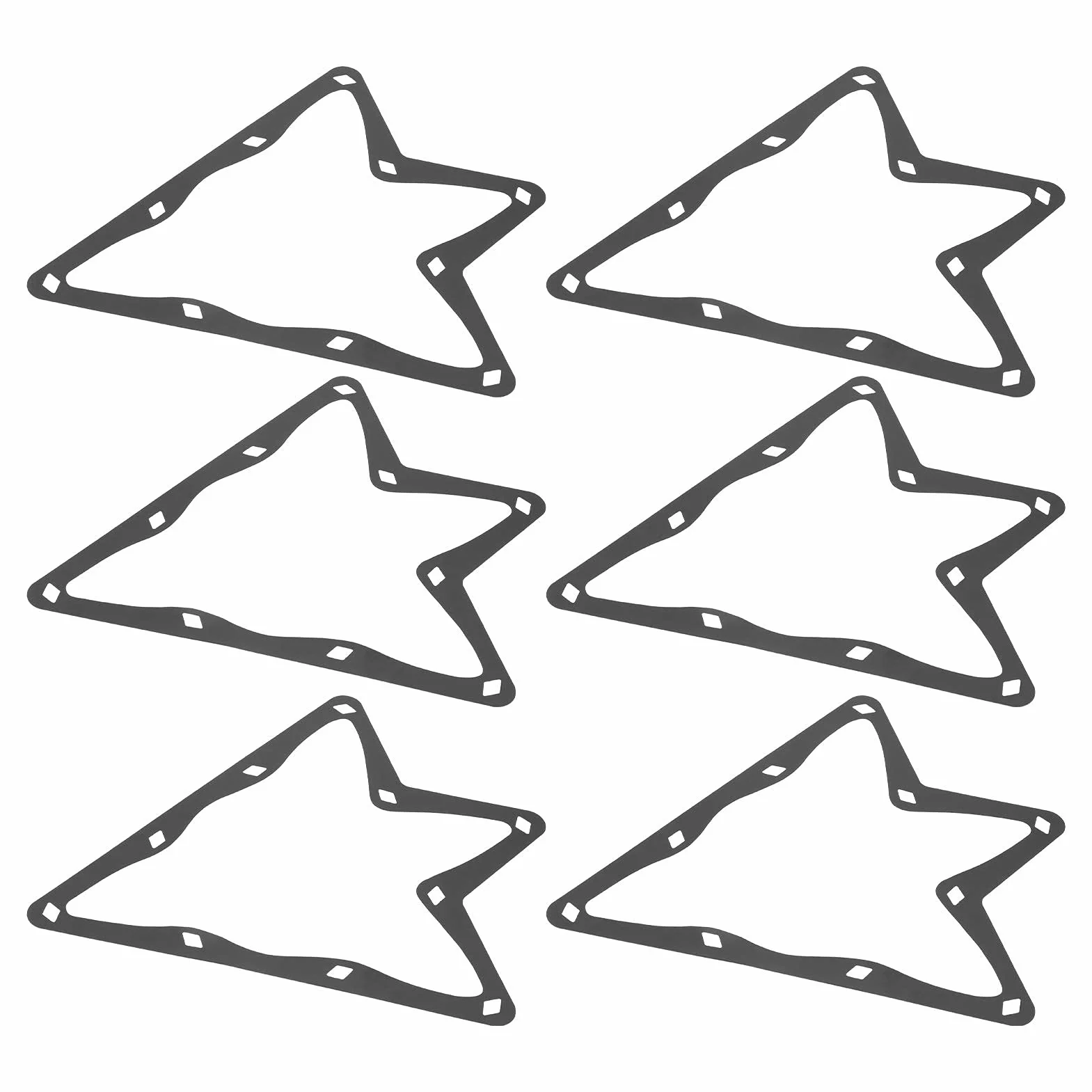 HERCHR Triangolo Biliardo Set 6 PCS Rastrelliera per Palline da Biliardo