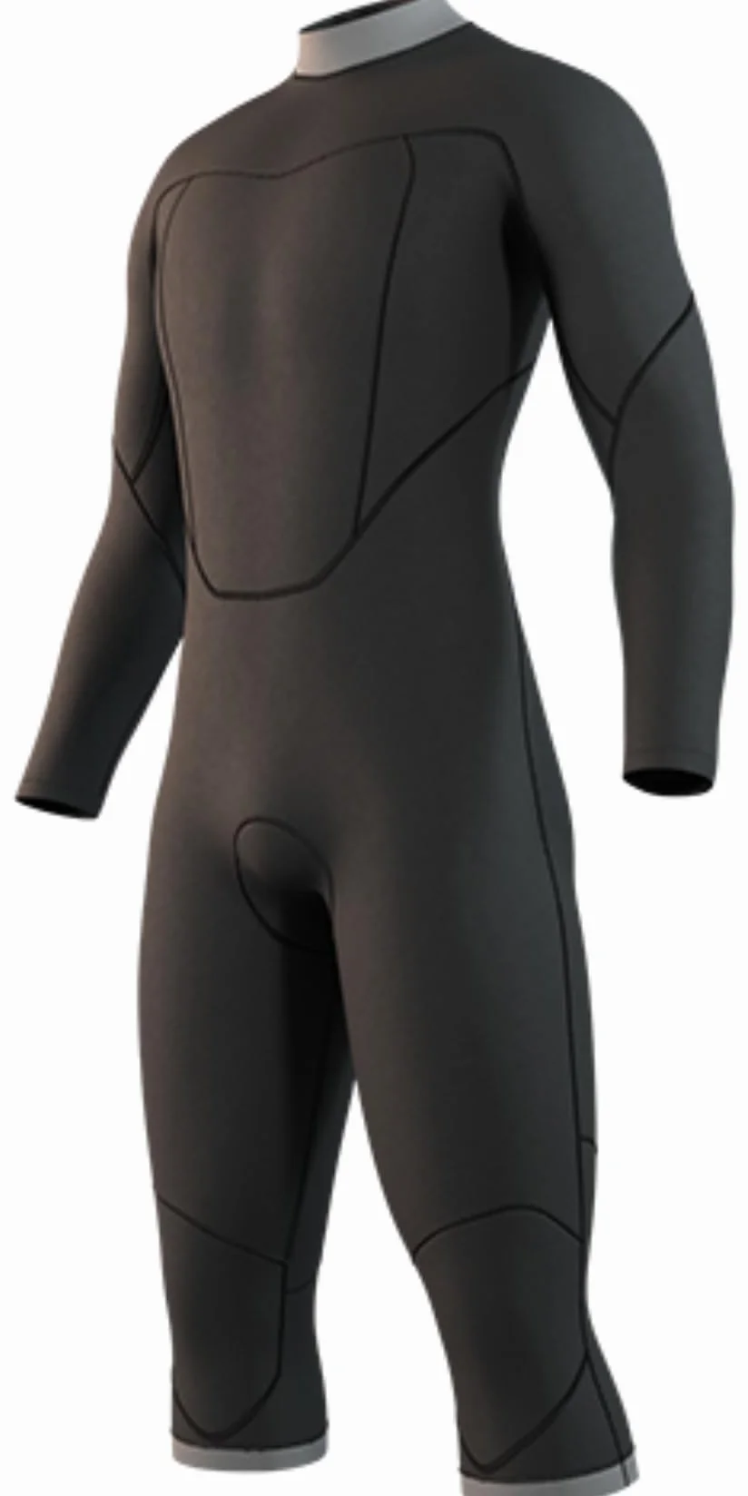 Mystic Sport Acquatici 3/2mm Long Arm Short Leg Back Zip Muta Nero Surf Kitesurf Windsurf