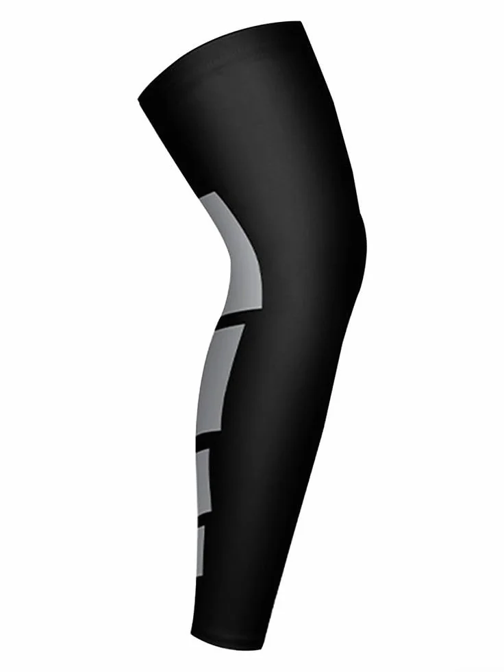 Ginocchiera a compressione sportiva professionale con striscia antiscivolo