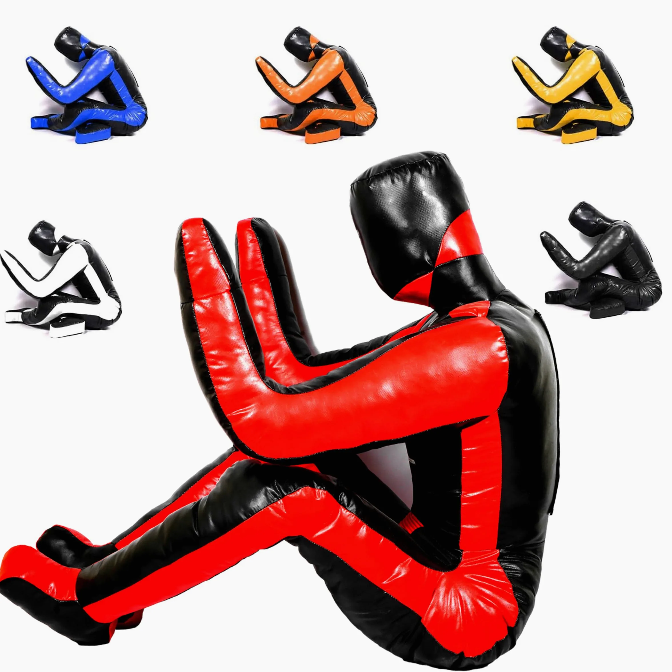 DAAN MMA Grappling Dummy Ideale per Jiu-Jitsu, Wrestling, MMA, e arti marziali brasiliane JIU Jitsu Sottomissione di autodifesa Training Manichino in vinile, 180 cm