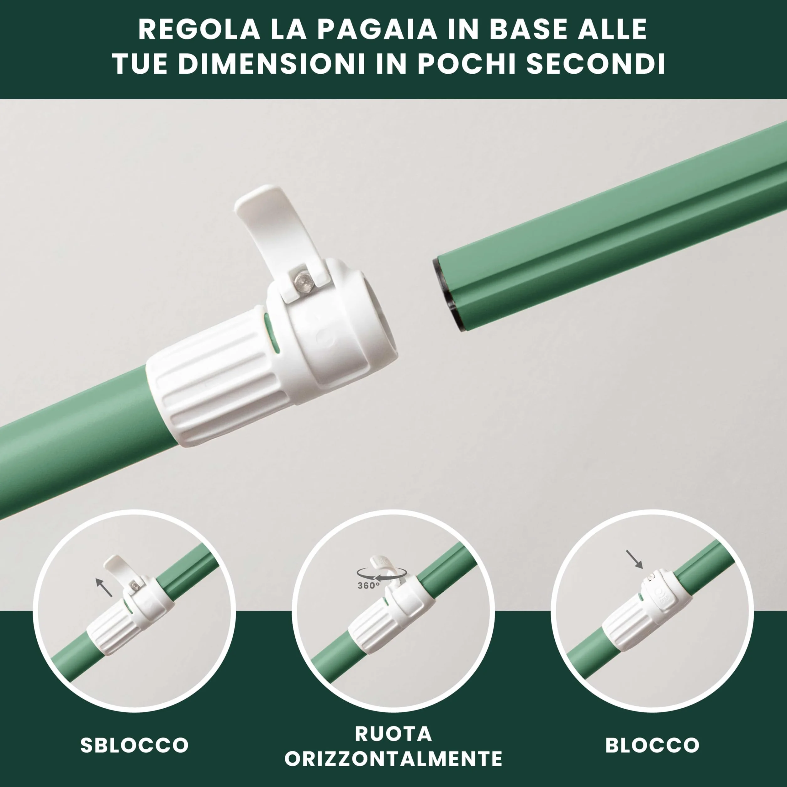Pagaia Sup 2 in 1 Remi Alluminio Smontabile 4 Pezzi Regolabile Resistente Gonfiabili