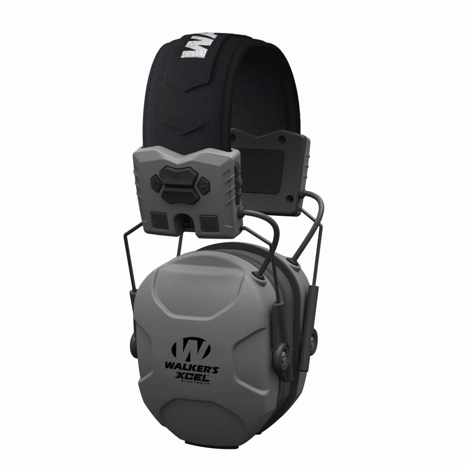 Walker's XCEL - Paraorecchie elettronico digitale, 26 dB, NRR, protezione dal rumore, per riprese acustiche, 2 batterie AAA, XCEL 500-Bluetooth, taglia unica