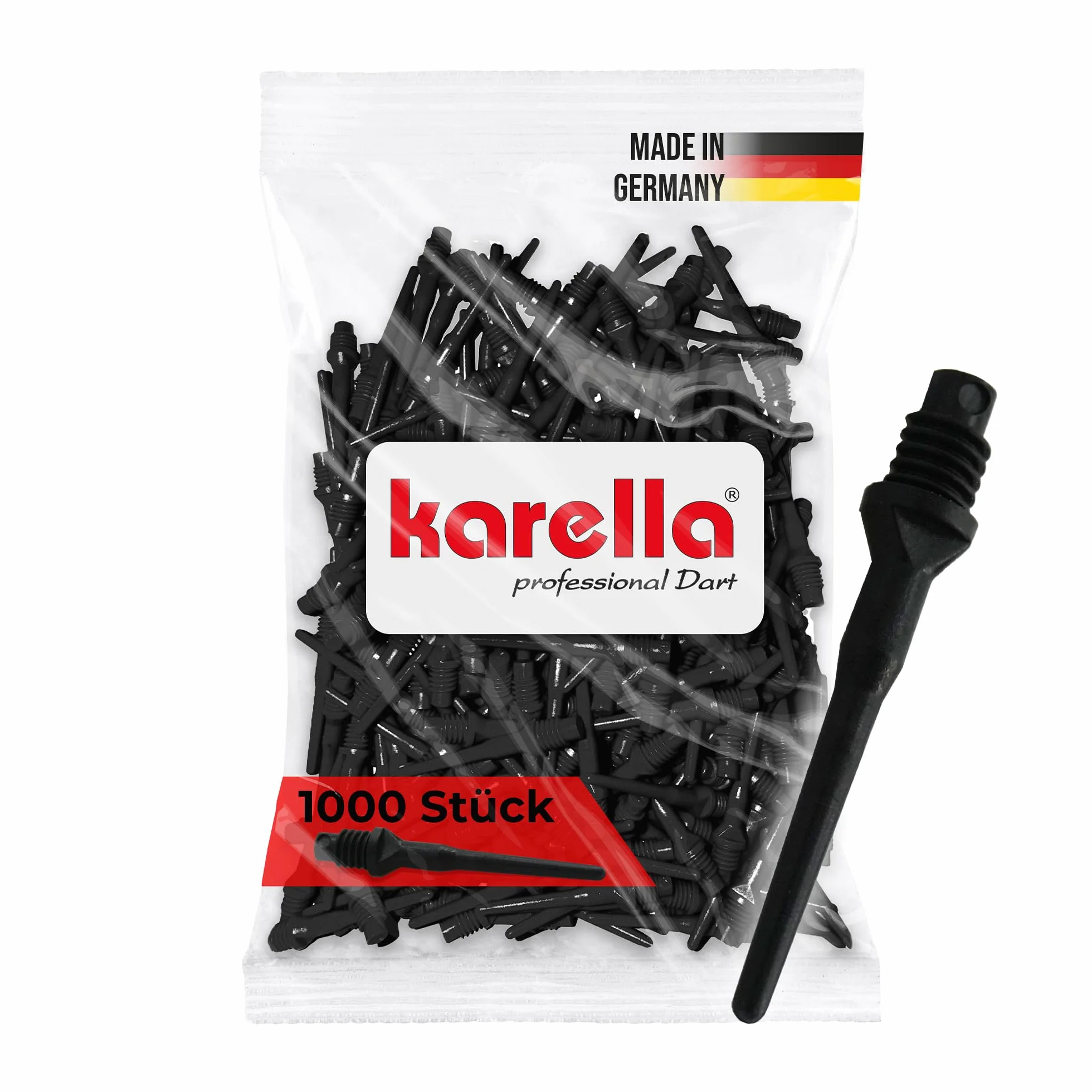 Karella Punte per Freccette Professionali Keypoint-Special, Filettatura 2BA, 1000 Pezzi